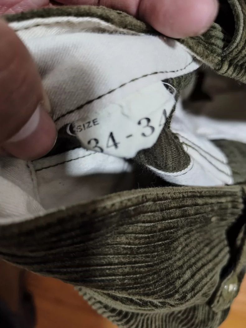 Freewheelers Green Corduroy Pants in Size 34-34 Size US 34 / EU 50 - 6 Thumbnail