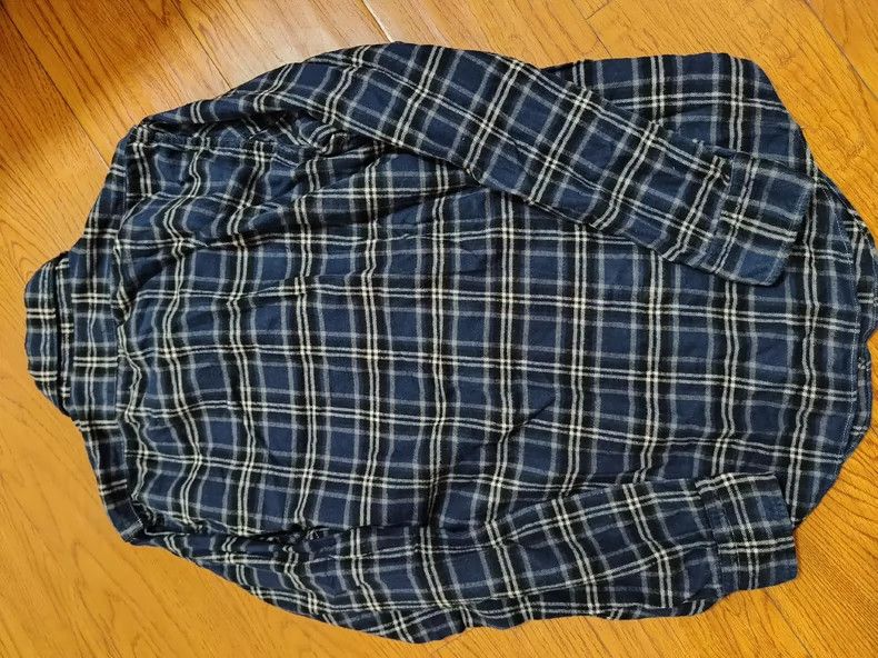 Freewheelers Navy Grey Wool Shirt Size US M / EU 48-50 / 2 - 5 Thumbnail