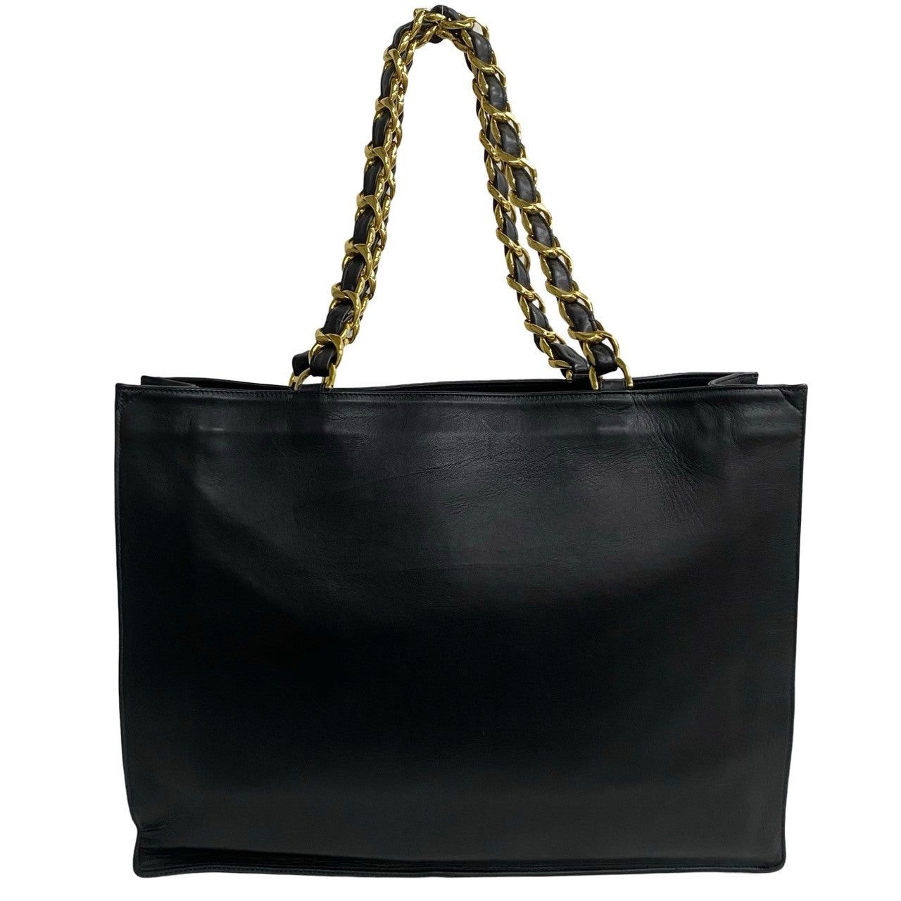 Chanel Chanel Tote Bag Black Leather Size ONE SIZE - 4 Thumbnail