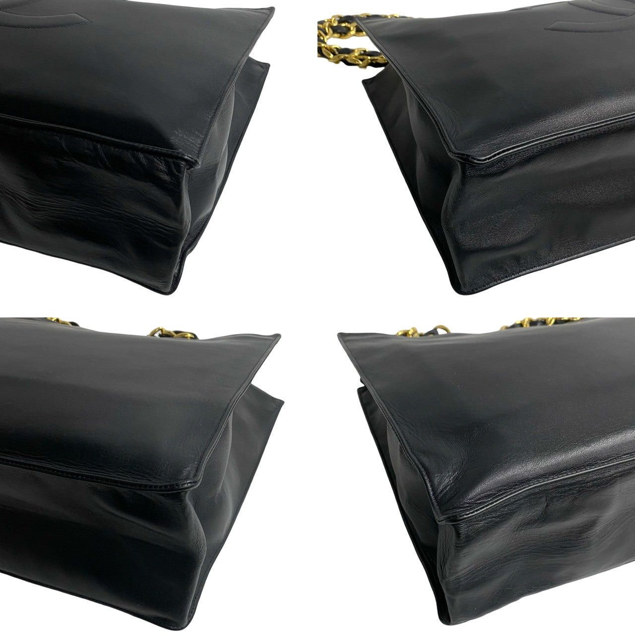 Chanel Chanel Tote Bag Black Leather Size ONE SIZE - 7 Thumbnail