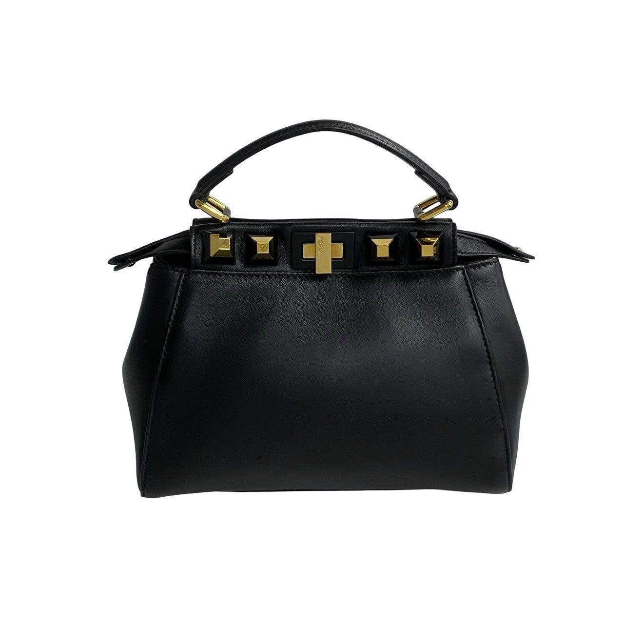 Fendi Fendi Shoulder Bag Black Leather Size ONE SIZE - 4 Thumbnail