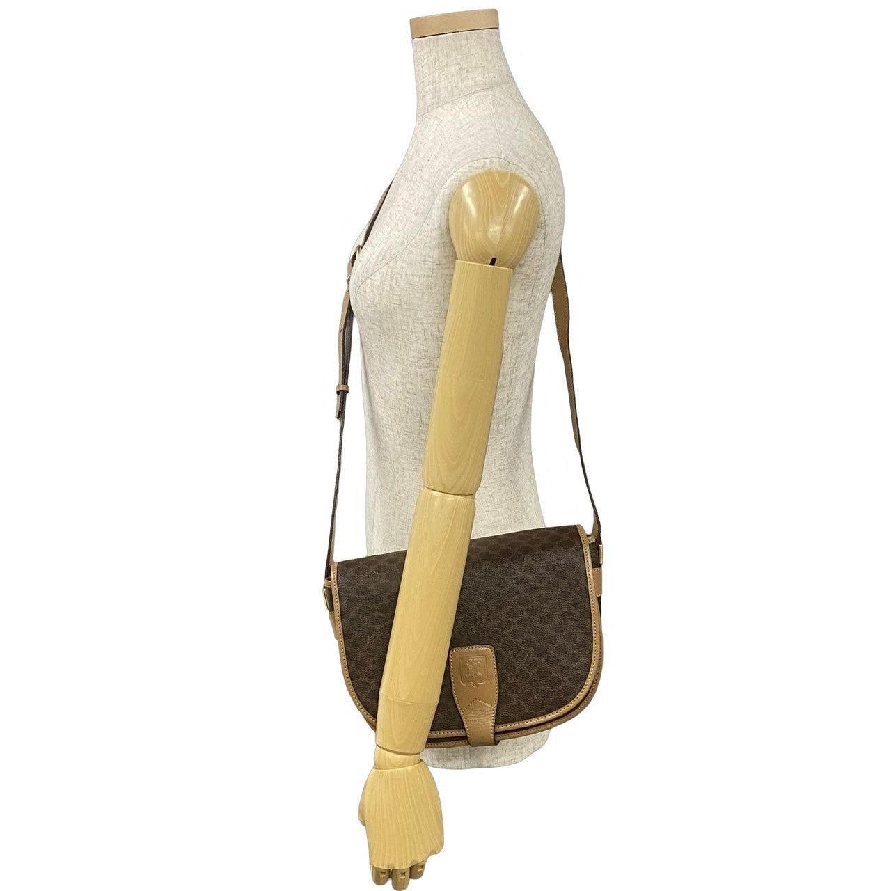 Celine Celine Shoulder Bag Brown Leather Size ONE SIZE - 2 Thumbnail