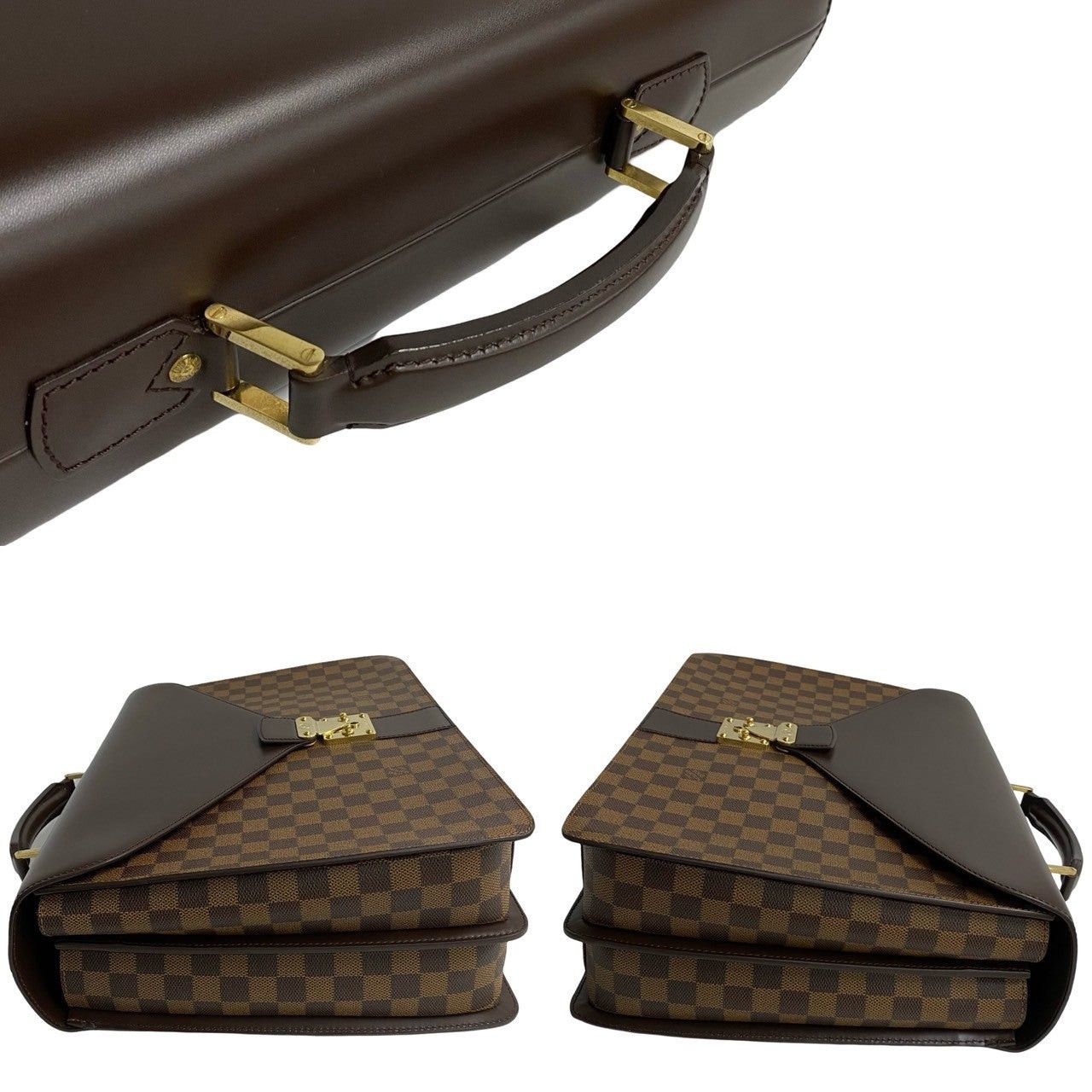 Louis Vuitton Louis Vuitton Handbag Brown Leather Size ONE SIZE - 5 Thumbnail