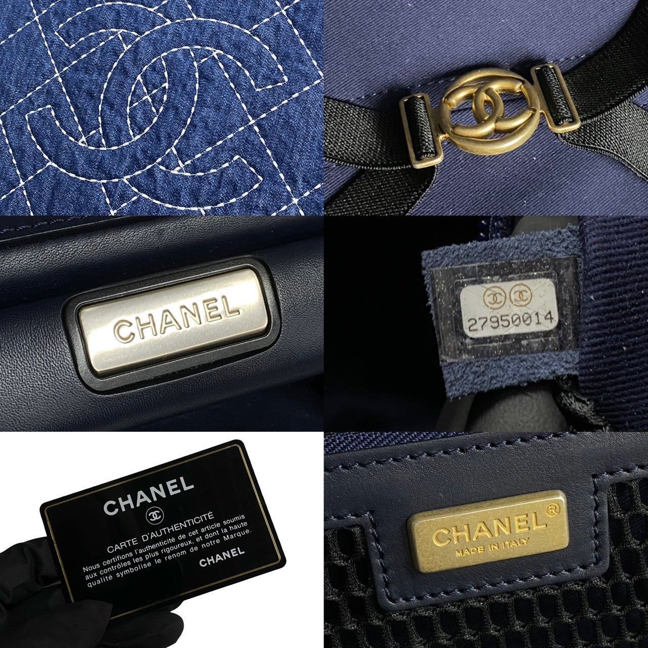 Chanel Chanel Blue Denim Size ONE SIZE - 4 Thumbnail