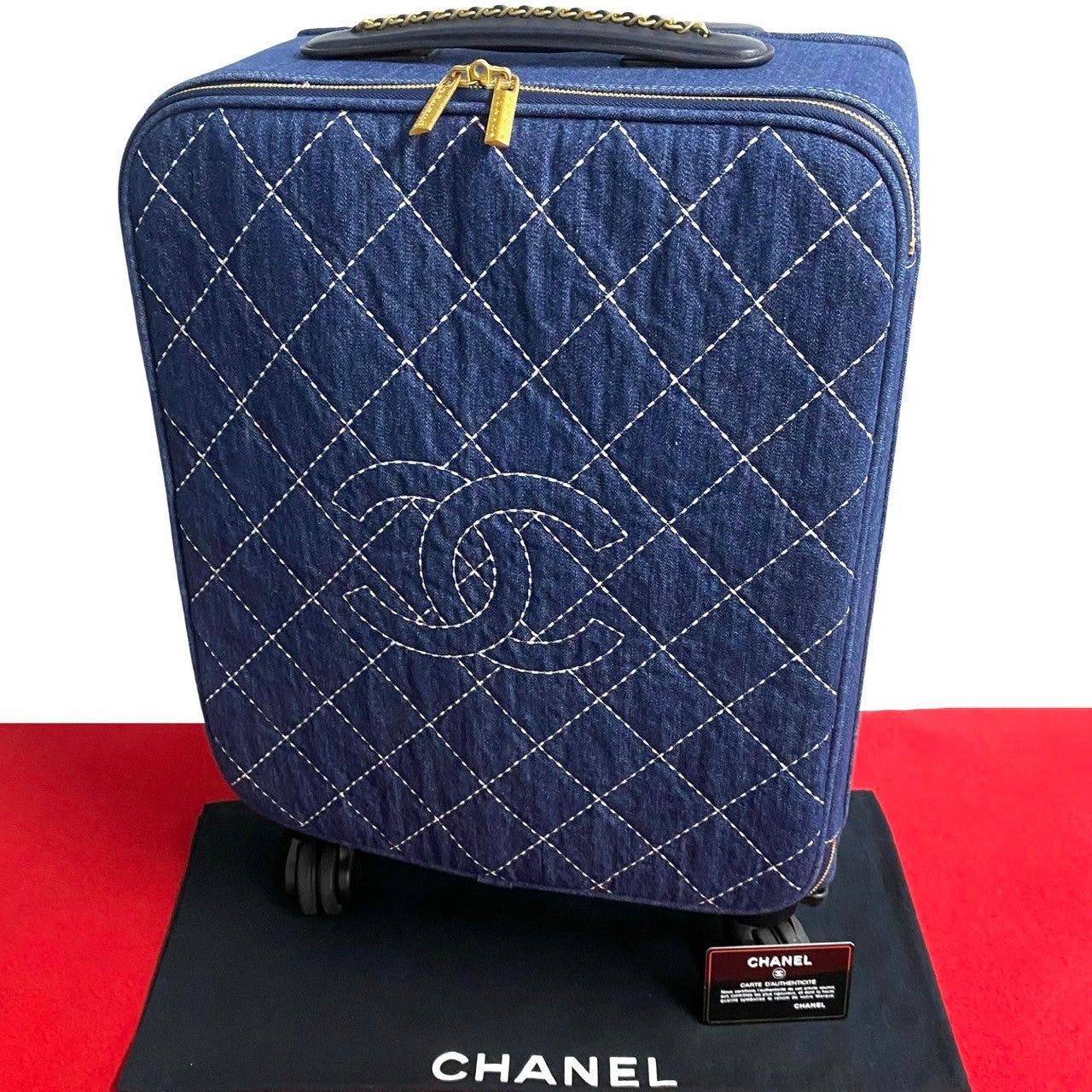 Chanel Chanel Blue Denim Size ONE SIZE - 2 Thumbnail