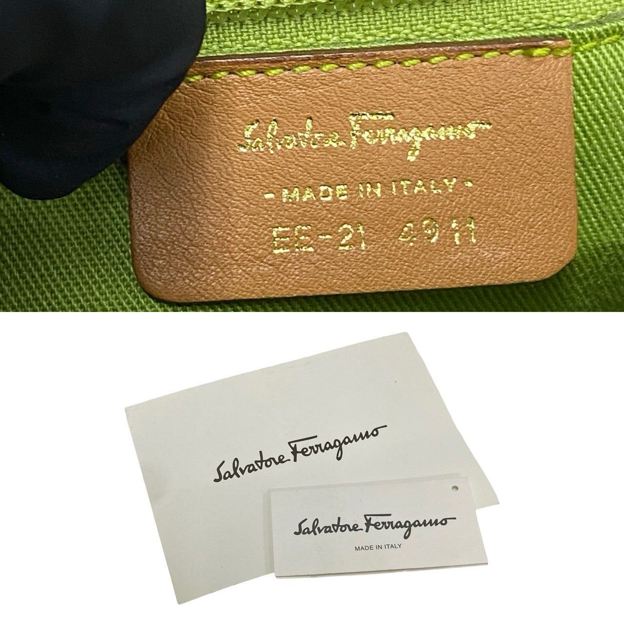 Salvatore Ferragamo Salvatore Ferragamo Handbag White Leather Size ONE SIZE - 3 Thumbnail