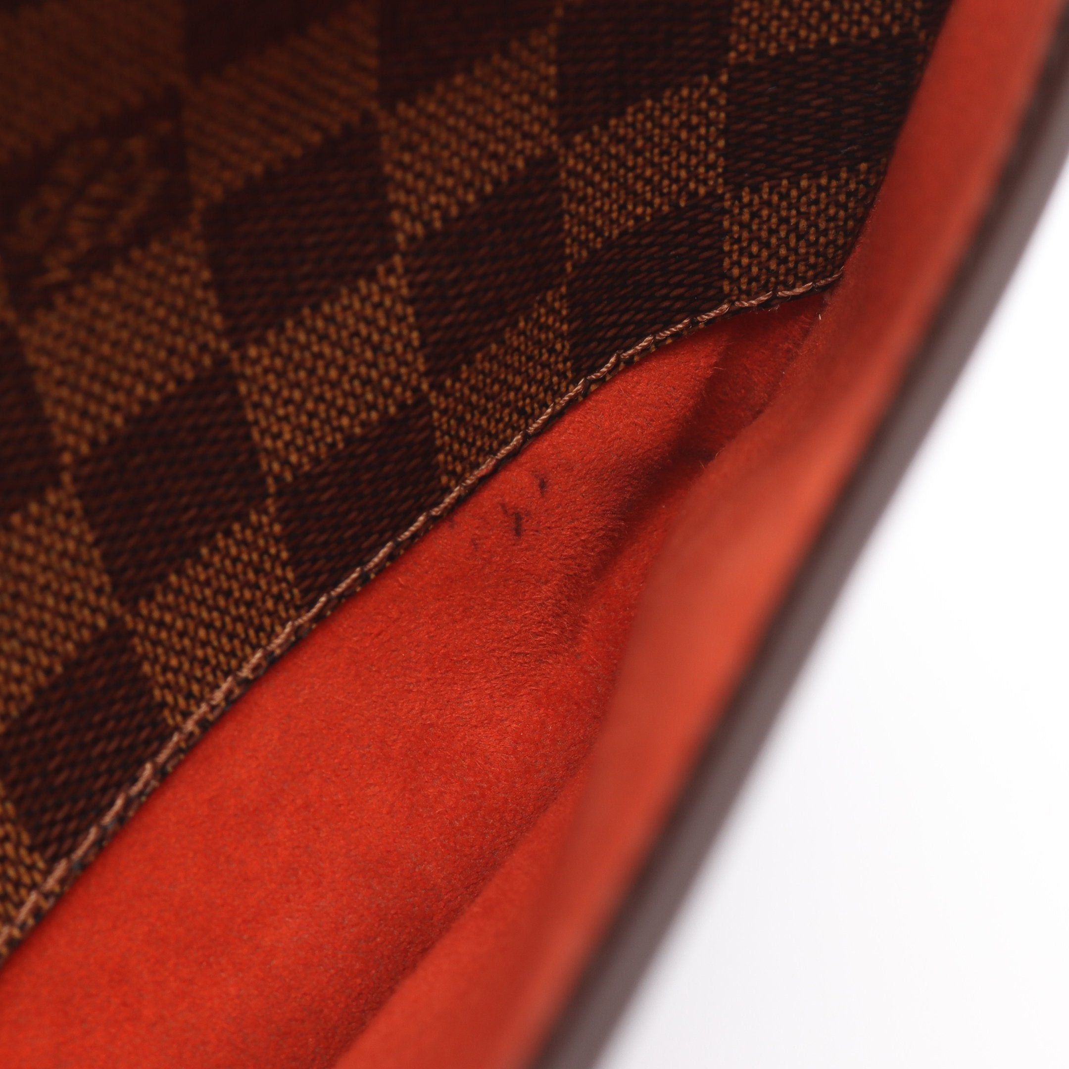 Louis Vuitton Louis Vuitton Saria Horizontal Damier Ebene Handbag Leather Brown Size ONE SIZE - 15 Thumbnail