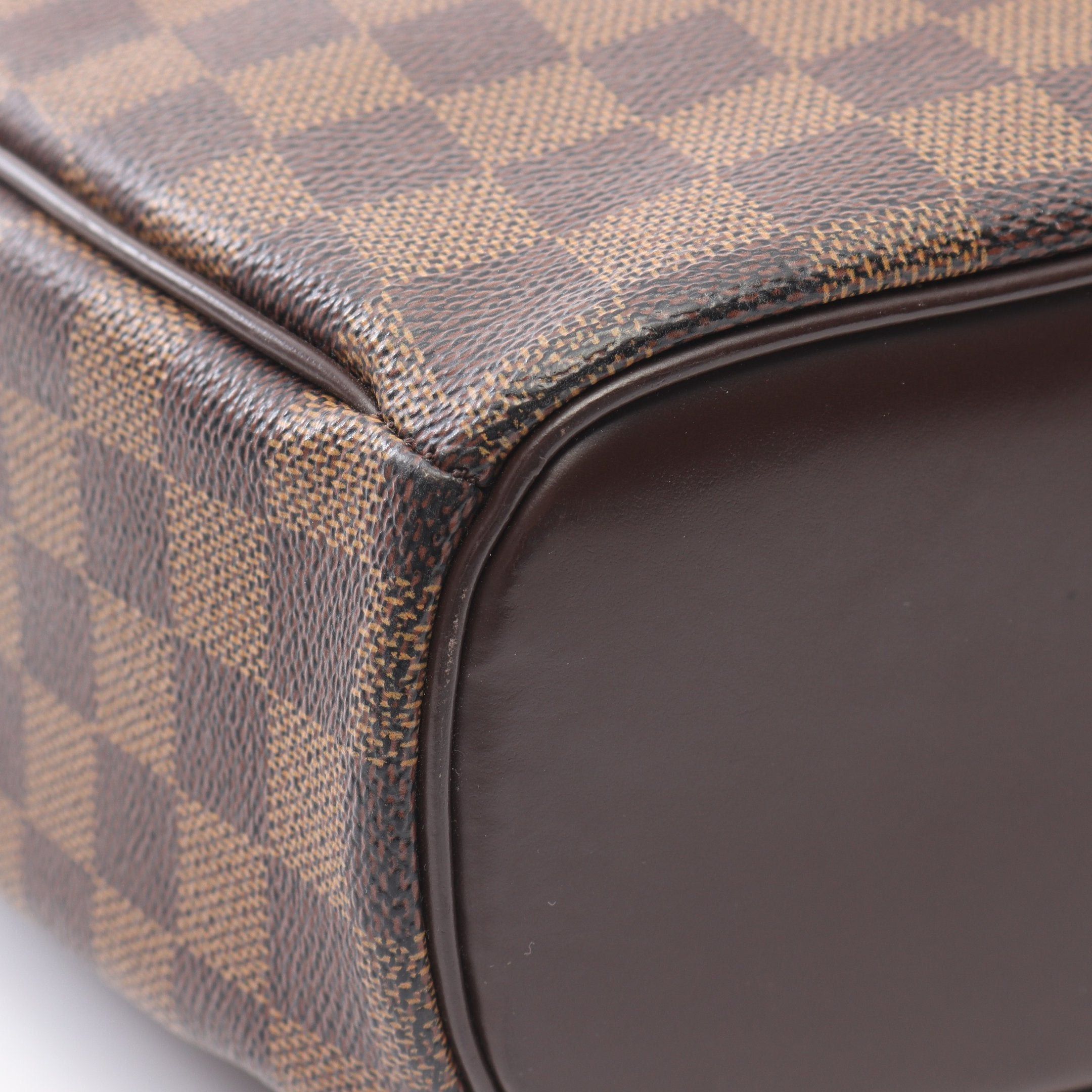 Louis Vuitton Louis Vuitton Saria Horizontal Damier Ebene Handbag Leather Brown Size ONE SIZE - 6 Thumbnail