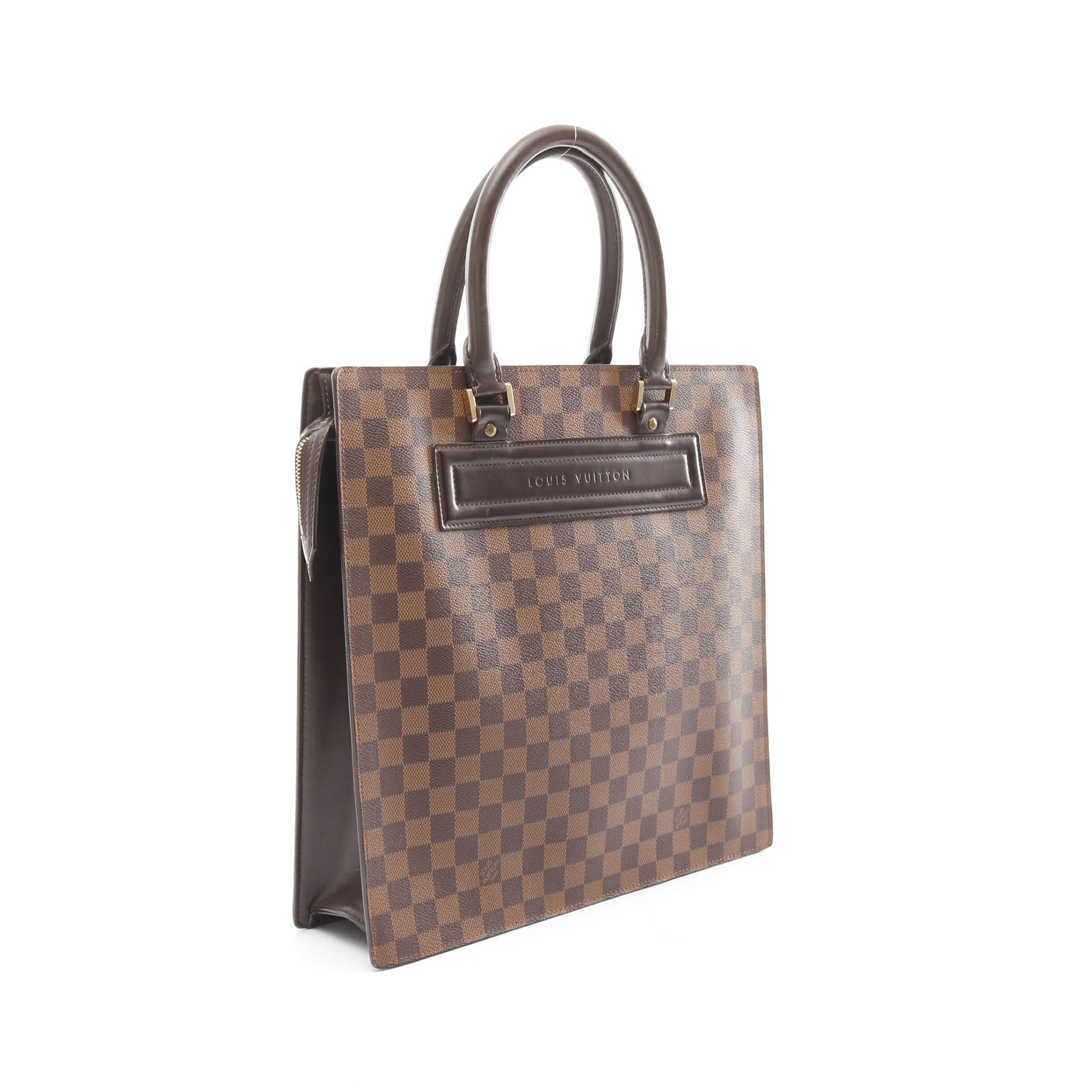 Louis Vuitton Louis Vuitton Venice Gm Damier Ebene Handbag Tote Bag Leather Brown Size ONE SIZE - 2 Thumbnail