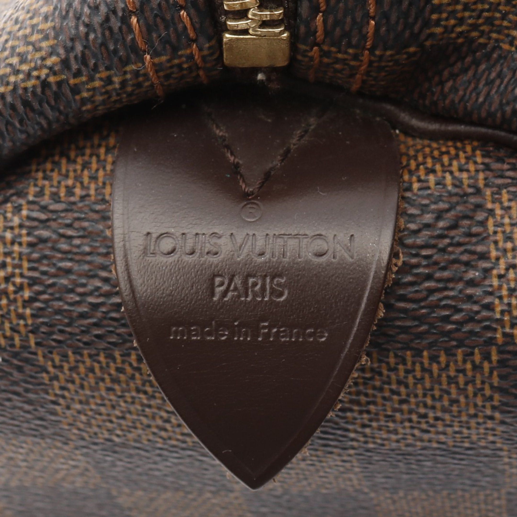 Louis Vuitton Louis Vuitton Speedy 30 Damier Ebene Handbag Leather Brown Size ONE SIZE - 5 Thumbnail