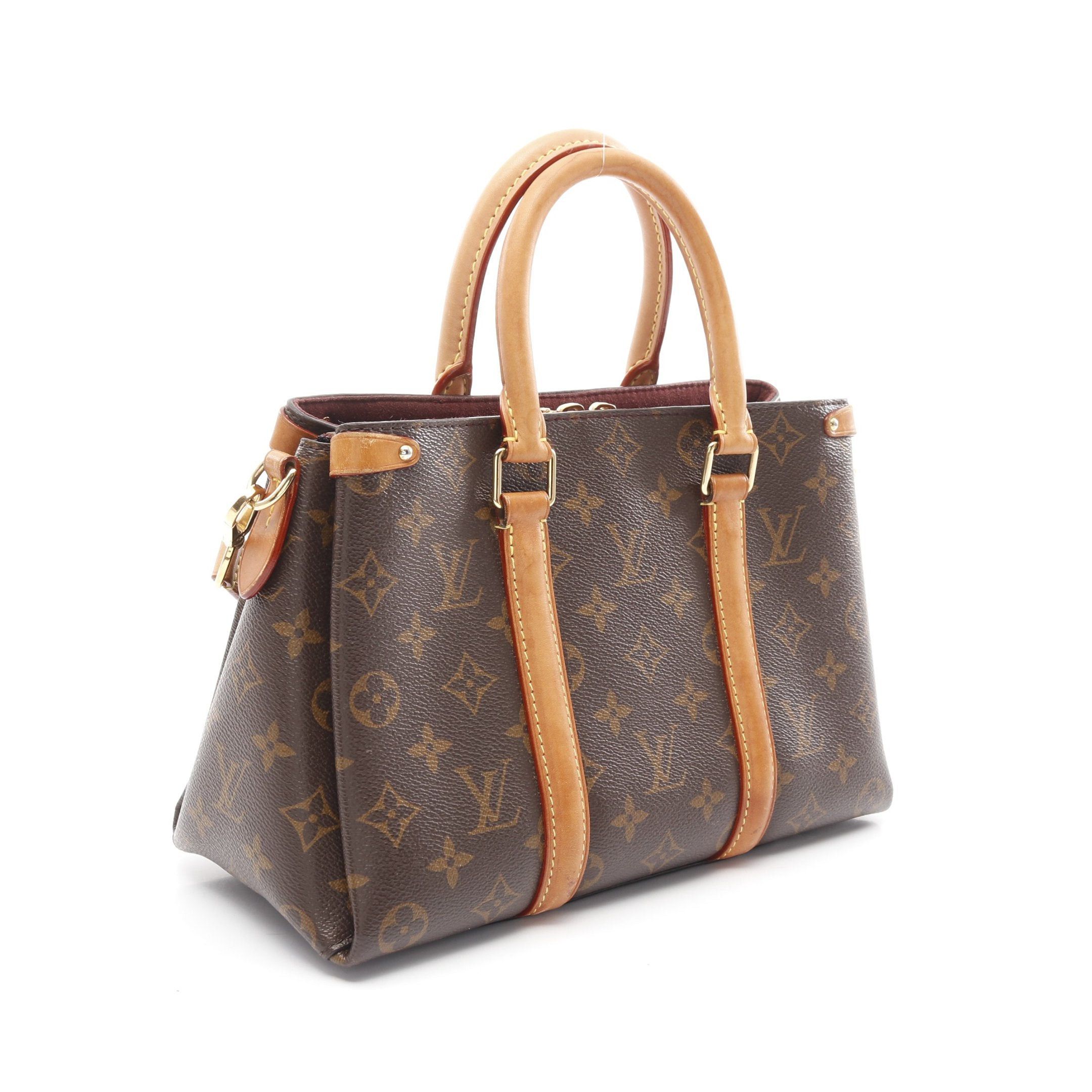 Louis Vuitton Louis Vuitton Soufflot Bb Monogram Handbag Leather Brown Size ONE SIZE - 2 Thumbnail