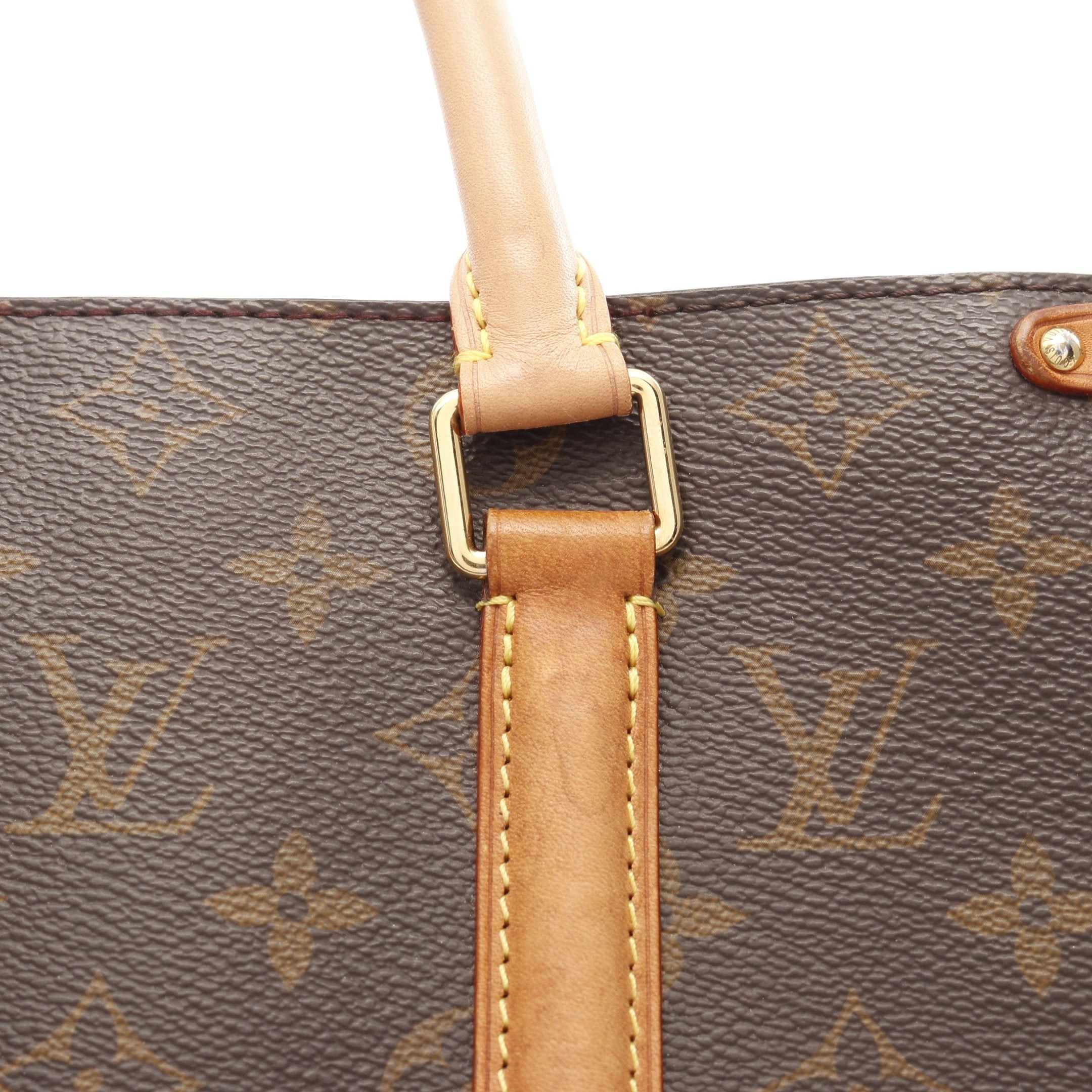 Louis Vuitton Louis Vuitton Soufflot Bb Monogram Handbag Leather Brown Size ONE SIZE - 9 Thumbnail