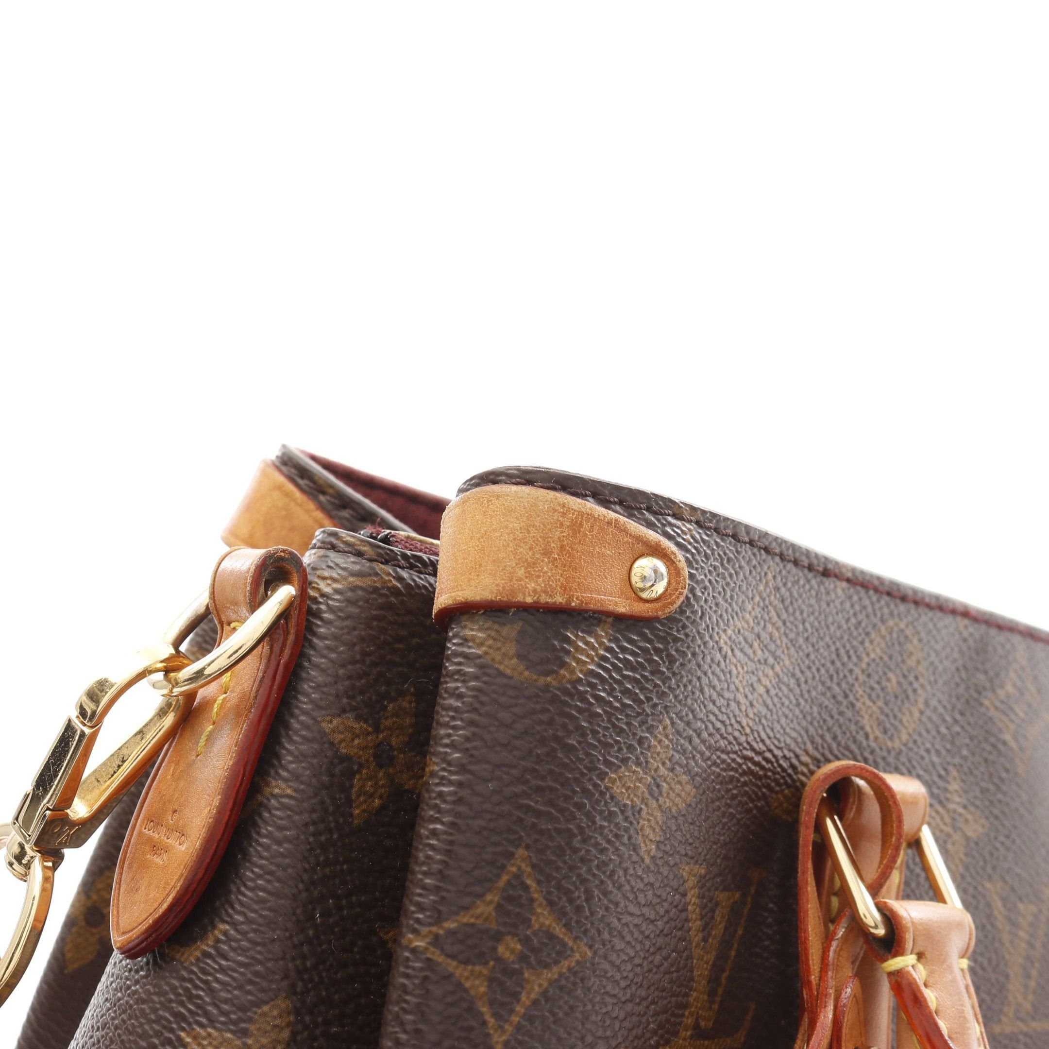 Louis Vuitton Louis Vuitton Soufflot Bb Monogram Handbag Leather Brown Size ONE SIZE - 8 Thumbnail