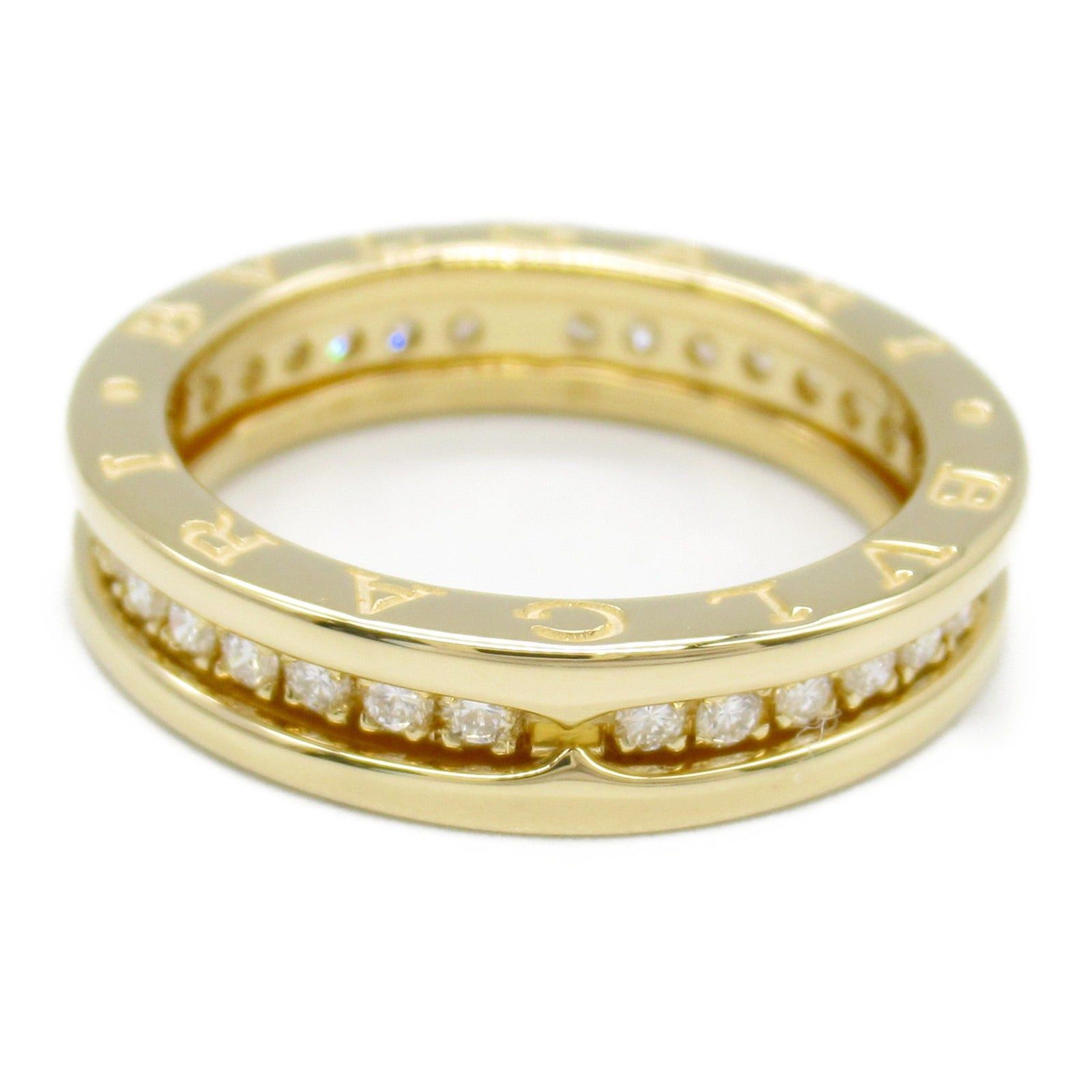 Bvlgari Bvlgari B Zero One Ring 1Belt Full Diamond K18 (Yellow Gold) Clear Size ONE SIZE - 3 Thumbnail