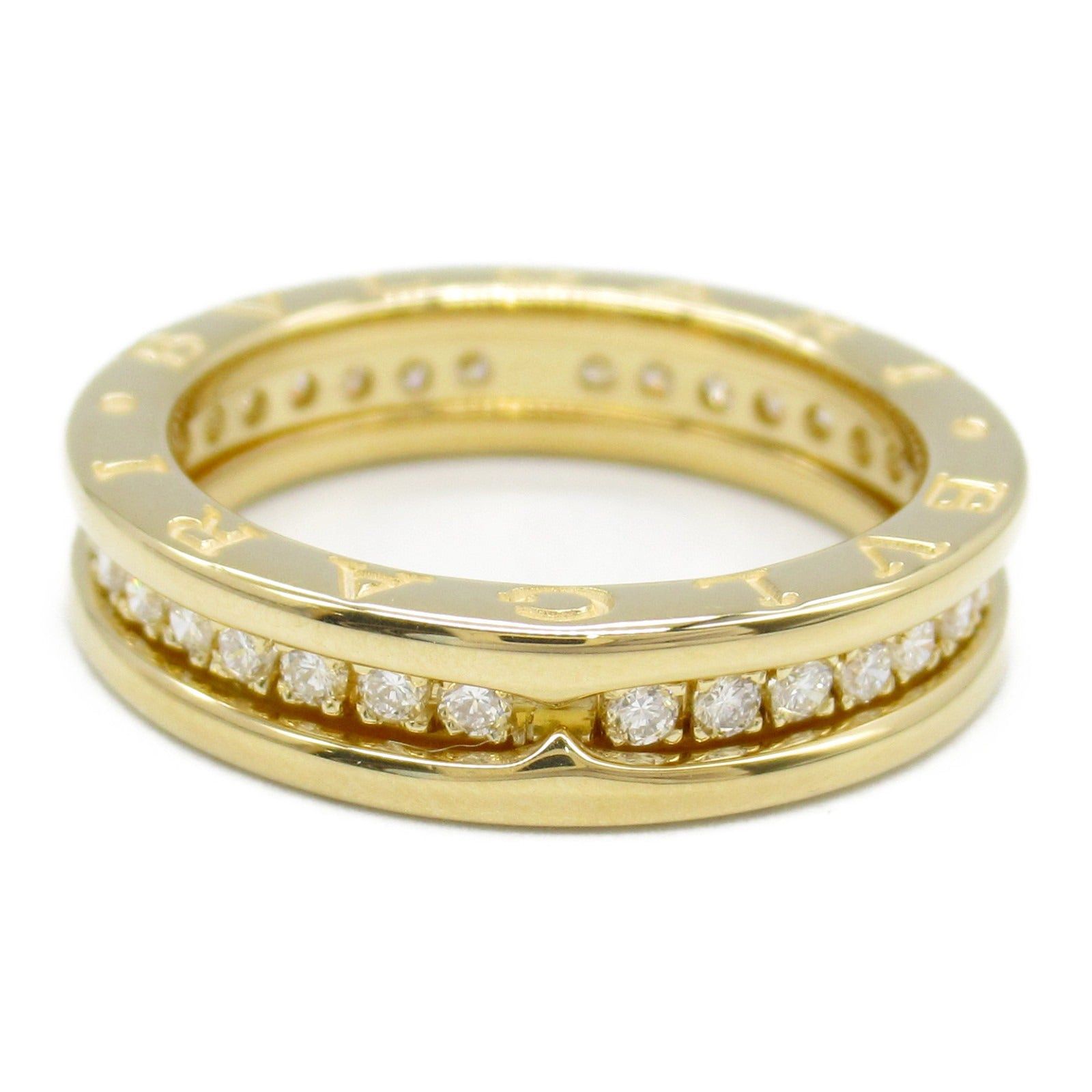 Bvlgari Bvlgari B Zero One Ring 1Belt Full Diamond K18 (Yellow Gold) Clear Size ONE SIZE - 2 Thumbnail