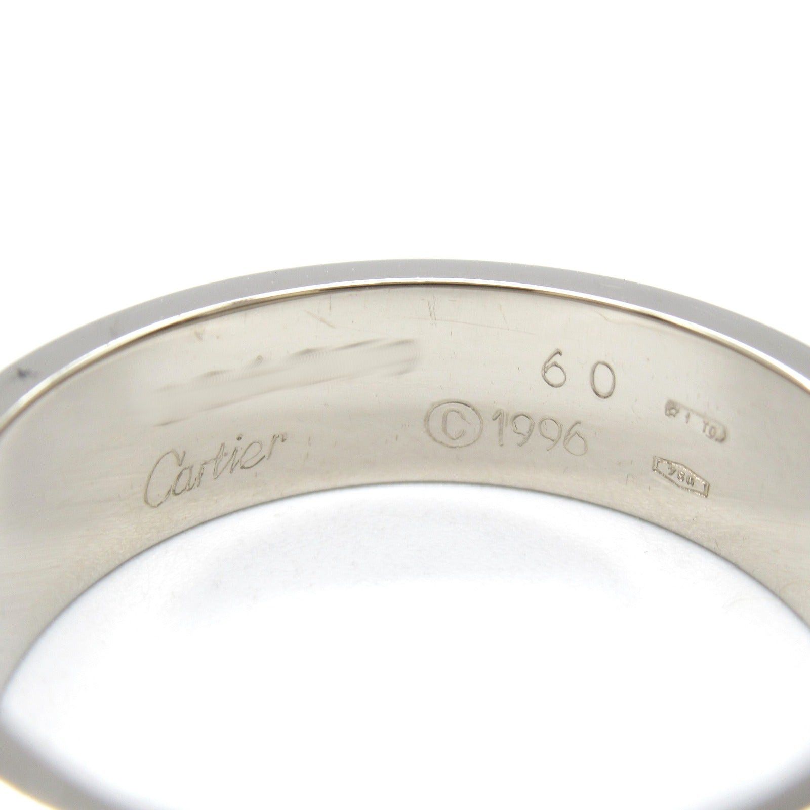 Cartier Cartier Love Ring K18Wg (White Gold) Silver Size ONE SIZE - 4 Thumbnail