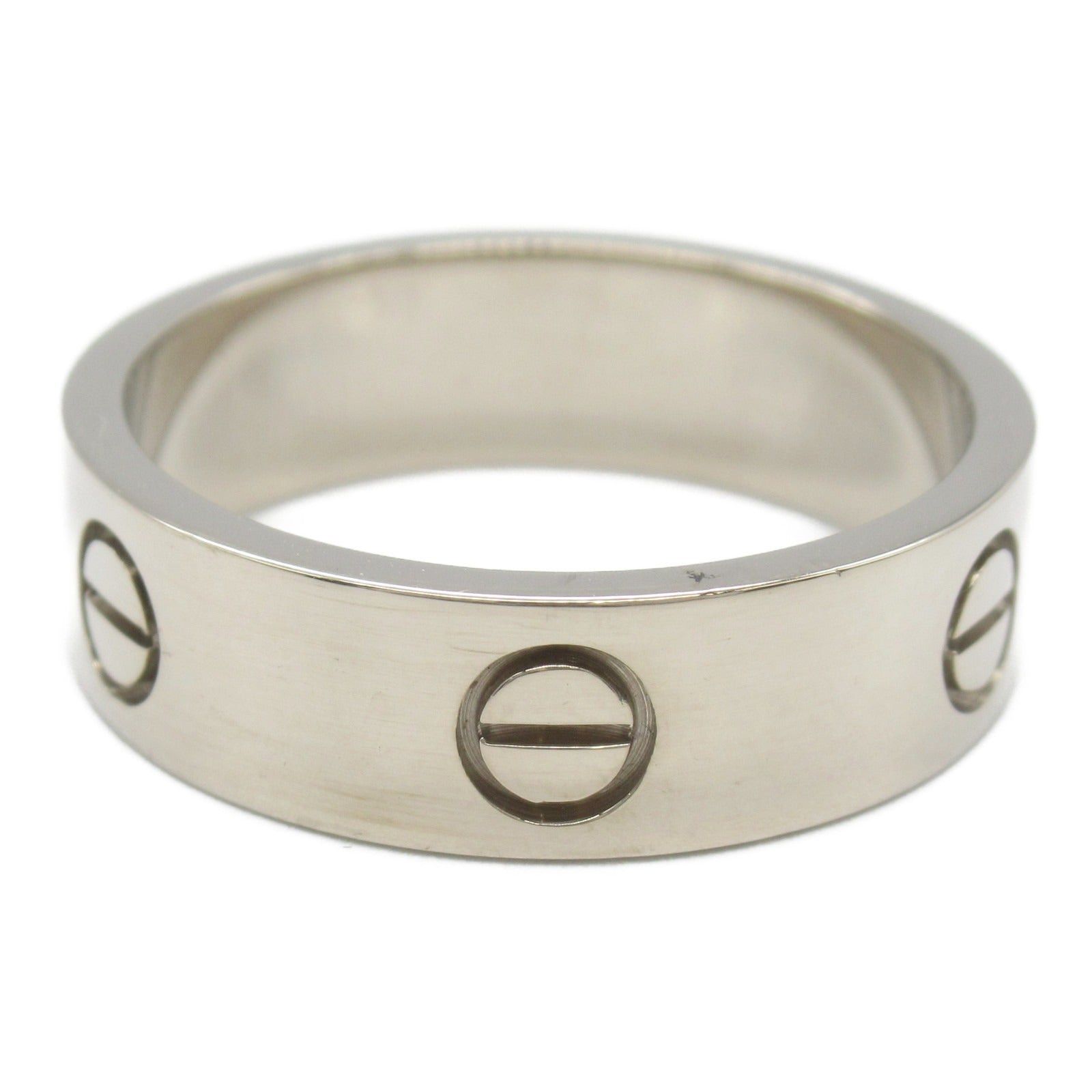 Cartier Cartier Love Ring K18Wg (White Gold) Silver Size ONE SIZE - 2 Thumbnail