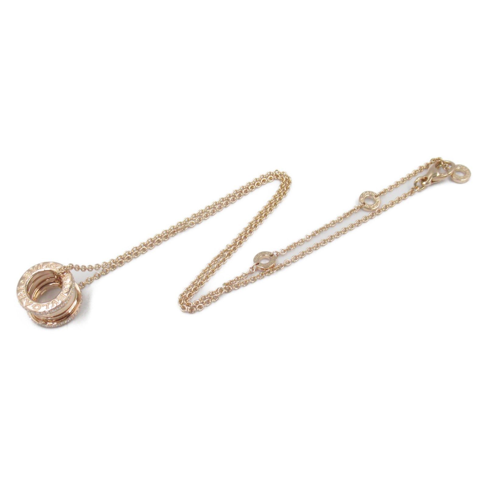 Bvlgari Bvlgari B Zero One Necklace Pave Diamond K18Pg (Pink Gold) Clear Size ONE SIZE - 3 Thumbnail