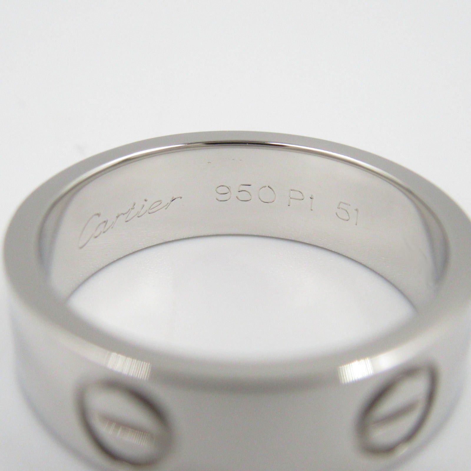 Cartier Cartier Love Ring Pt950 Platinum Silver Size ONE SIZE - 4 Thumbnail