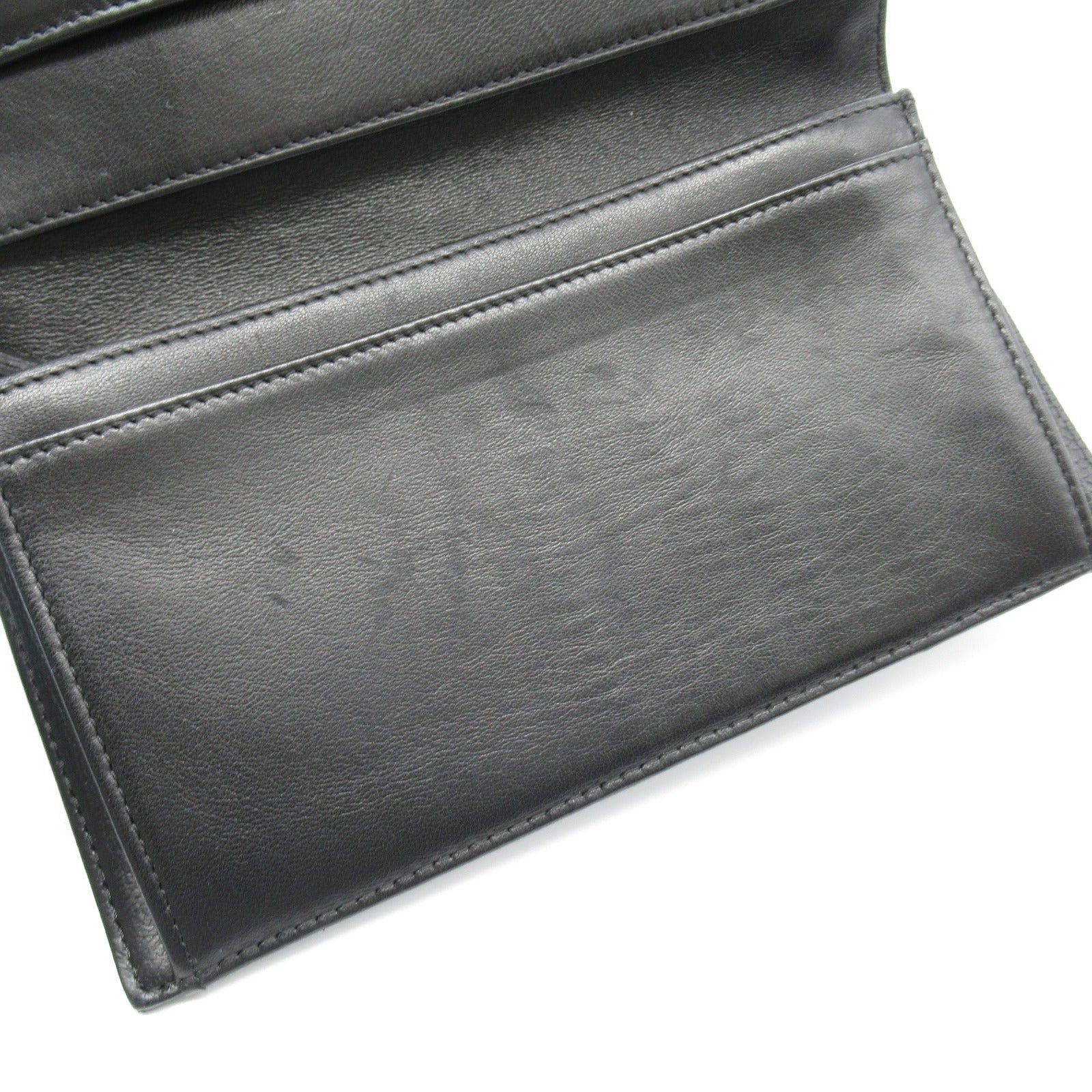 Chanel Chanel Coco Mark Zip Long Wallet Bi-Fold Caviar Skin (Grained Calf) Black Gold Hardware Size ONE SIZE - 10 Thumbnail