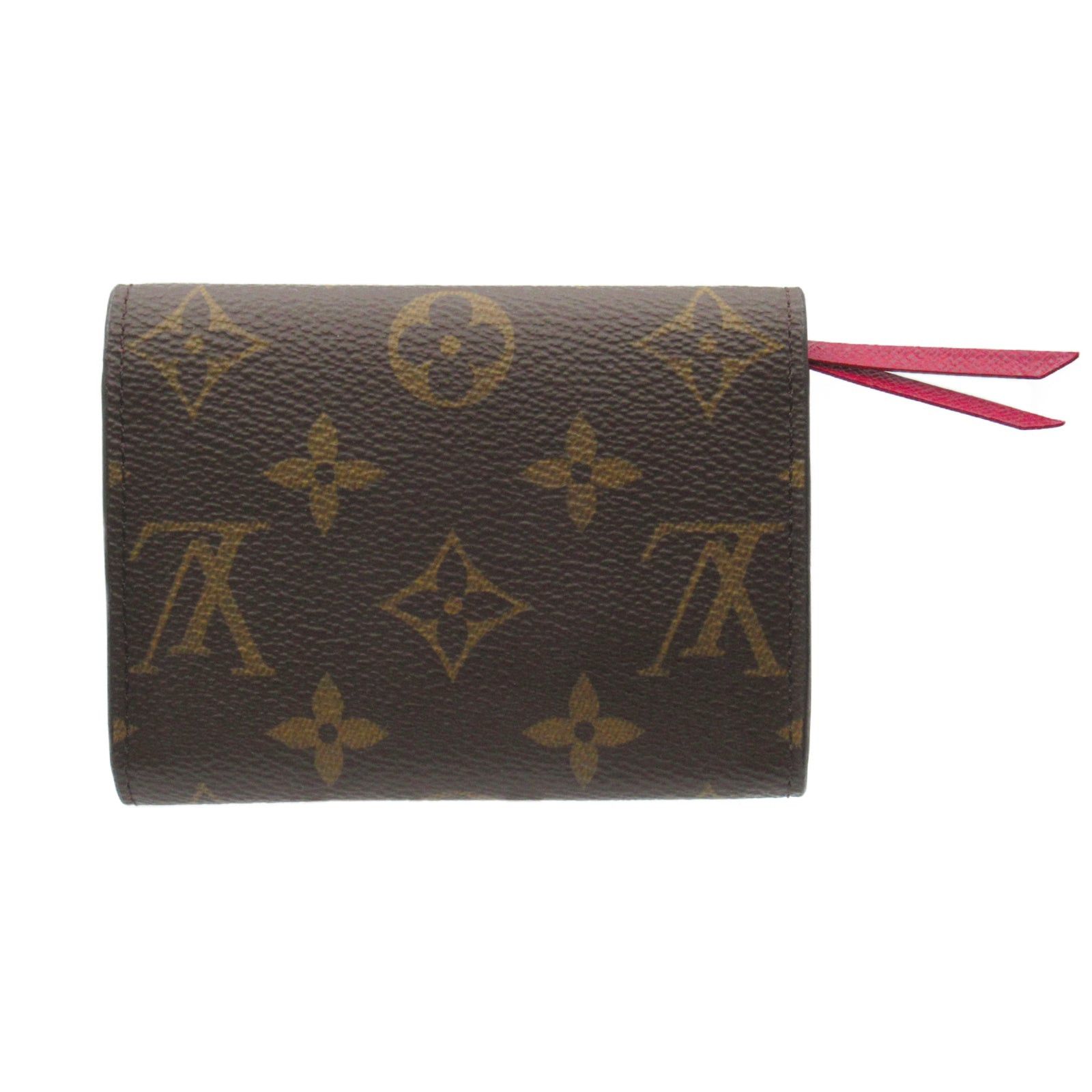 Louis Vuitton Louis Vuitton Portomonte Rosalie Bi-Fold Wallet Coated Canvas Monogram Brown Fuchsia Size ONE SIZE - 2 Thumbnail
