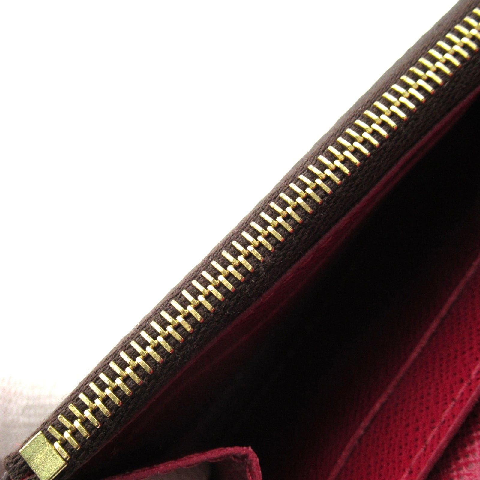 Louis Vuitton Louis Vuitton Portomonte Rosalie Bi-Fold Wallet Coated Canvas Monogram Brown Fuchsia Size ONE SIZE - 13 Thumbnail