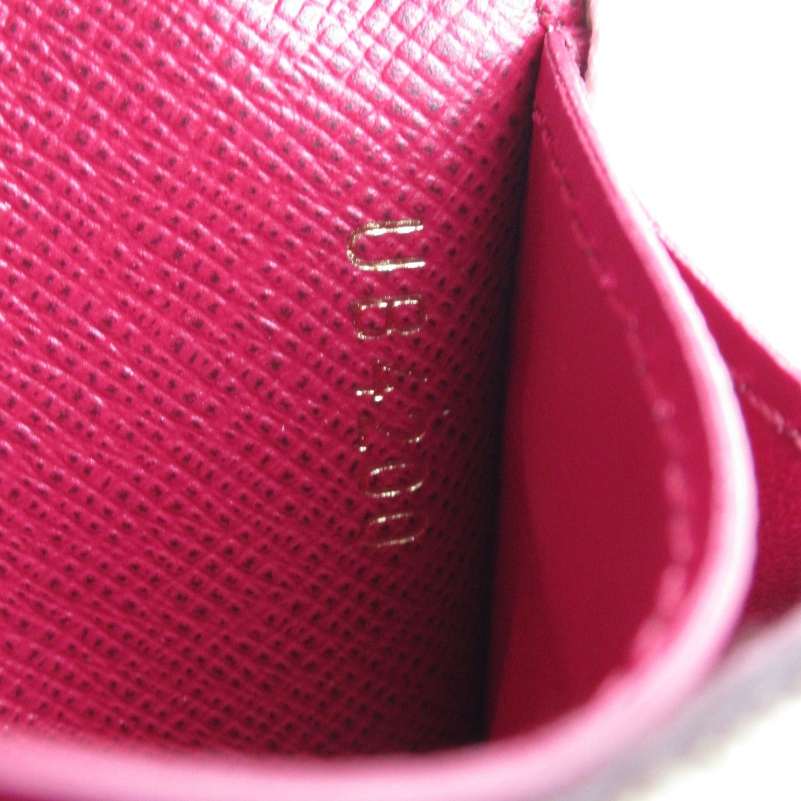 Louis Vuitton Louis Vuitton Portomonte Rosalie Bi-Fold Wallet Coated Canvas Monogram Brown Fuchsia Size ONE SIZE - 9 Thumbnail