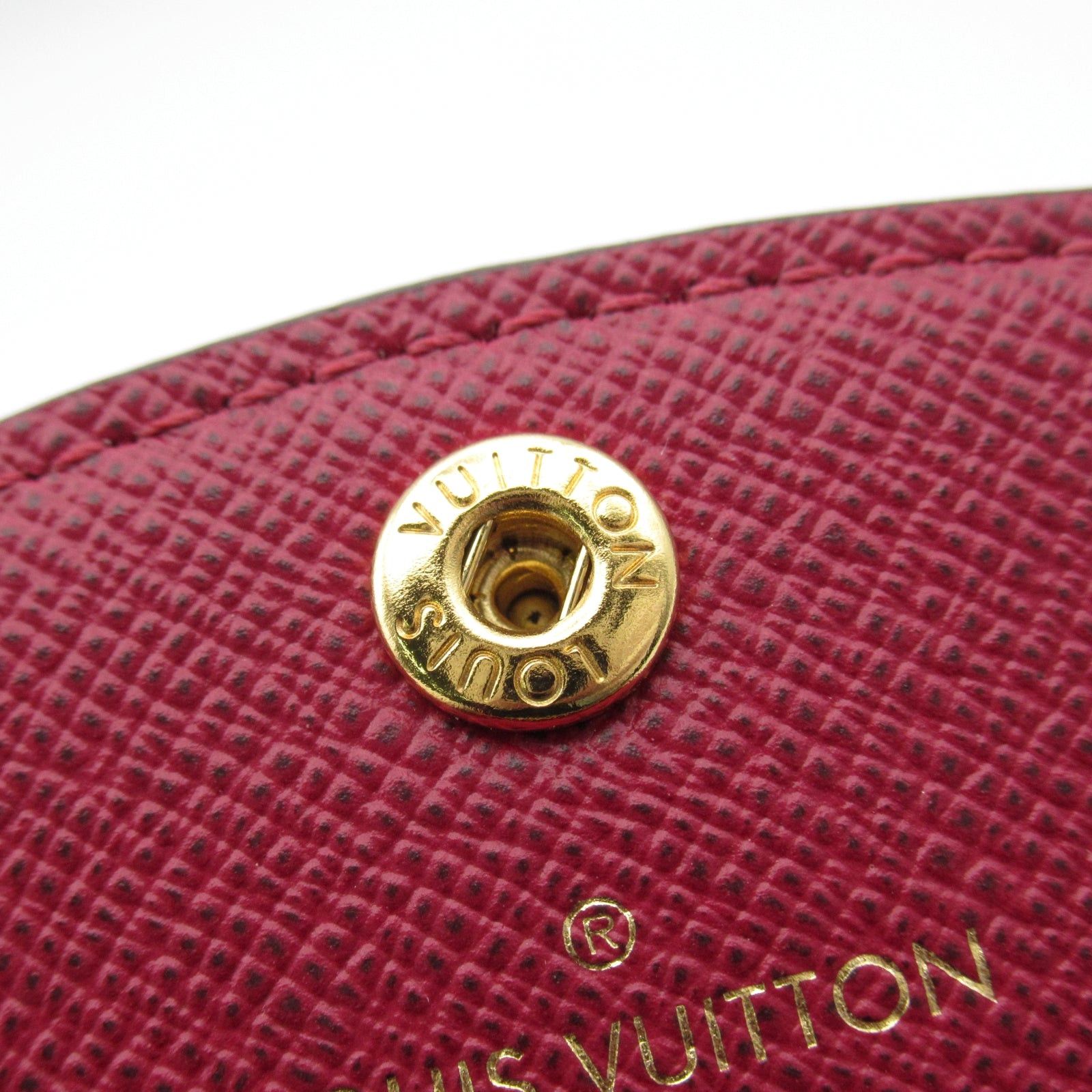 Louis Vuitton Louis Vuitton Portomonte Rosalie Bi-Fold Wallet Coated Canvas Monogram Brown Fuchsia Size ONE SIZE - 10 Thumbnail