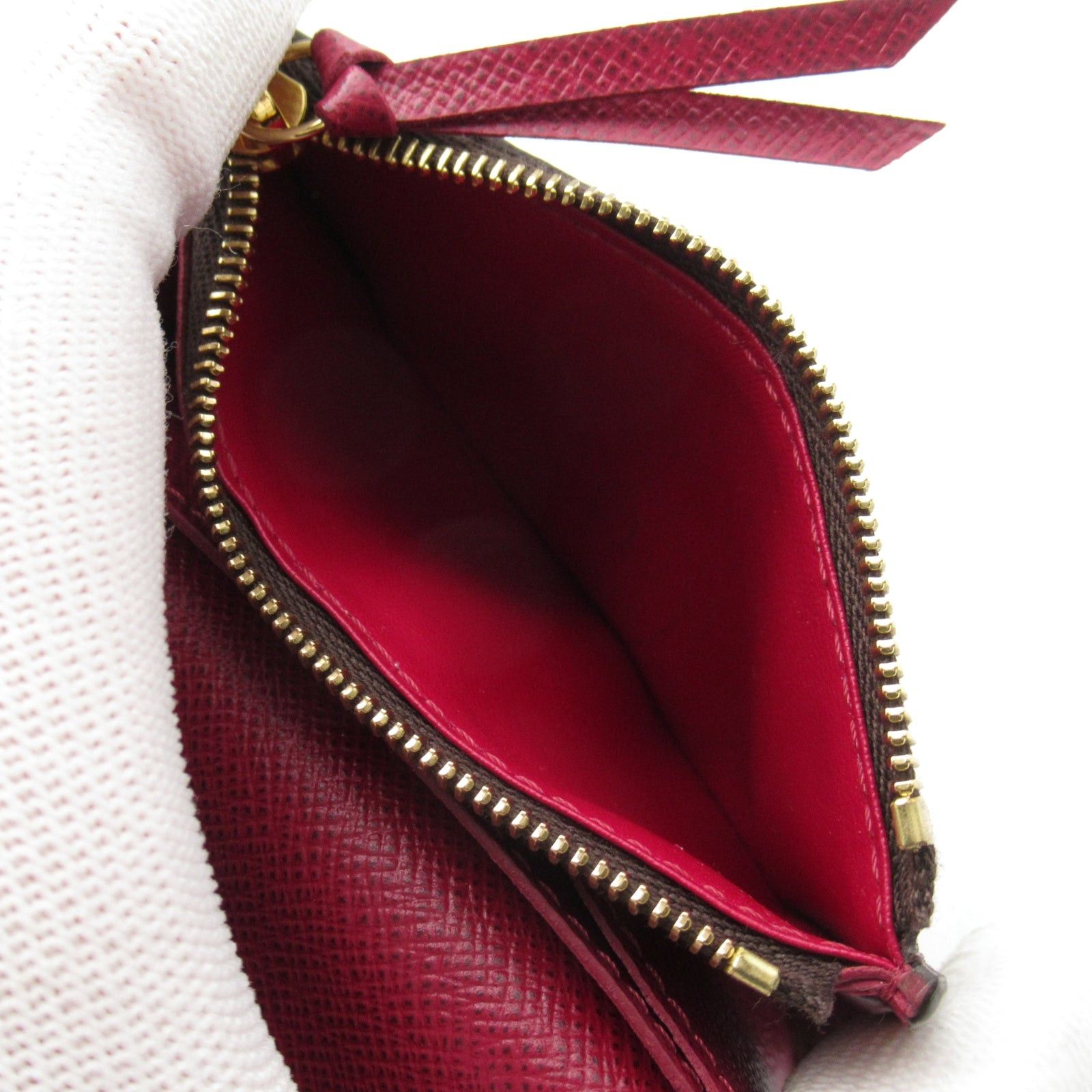 Louis Vuitton Louis Vuitton Portomonte Rosalie Bi-Fold Wallet Coated Canvas Monogram Brown Fuchsia Size ONE SIZE - 7 Thumbnail