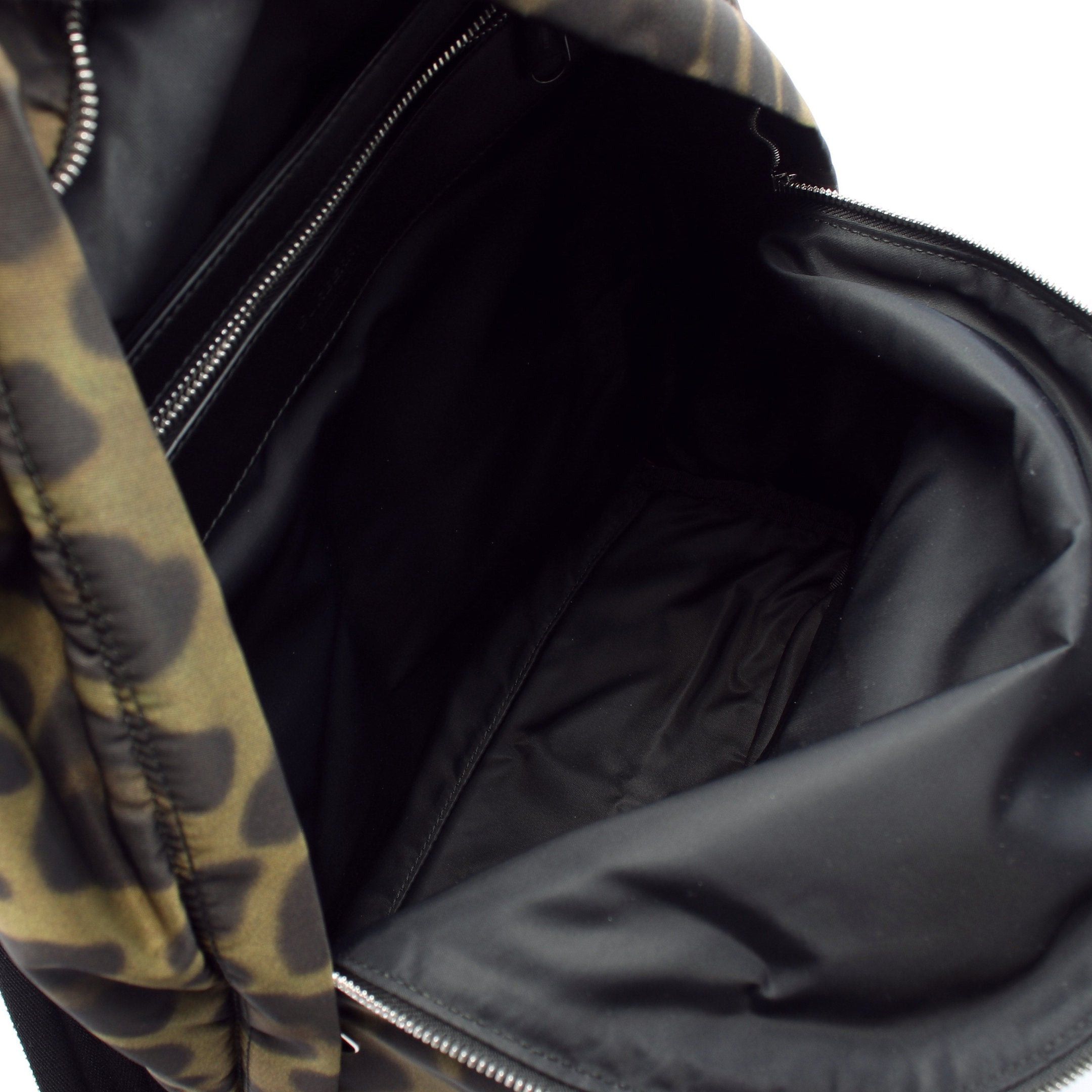 Burberry Burberry Backpack Rucksack Nylon Leather Khaki Green Multicolor Metal Logo Size ONE SIZE - 3 Thumbnail