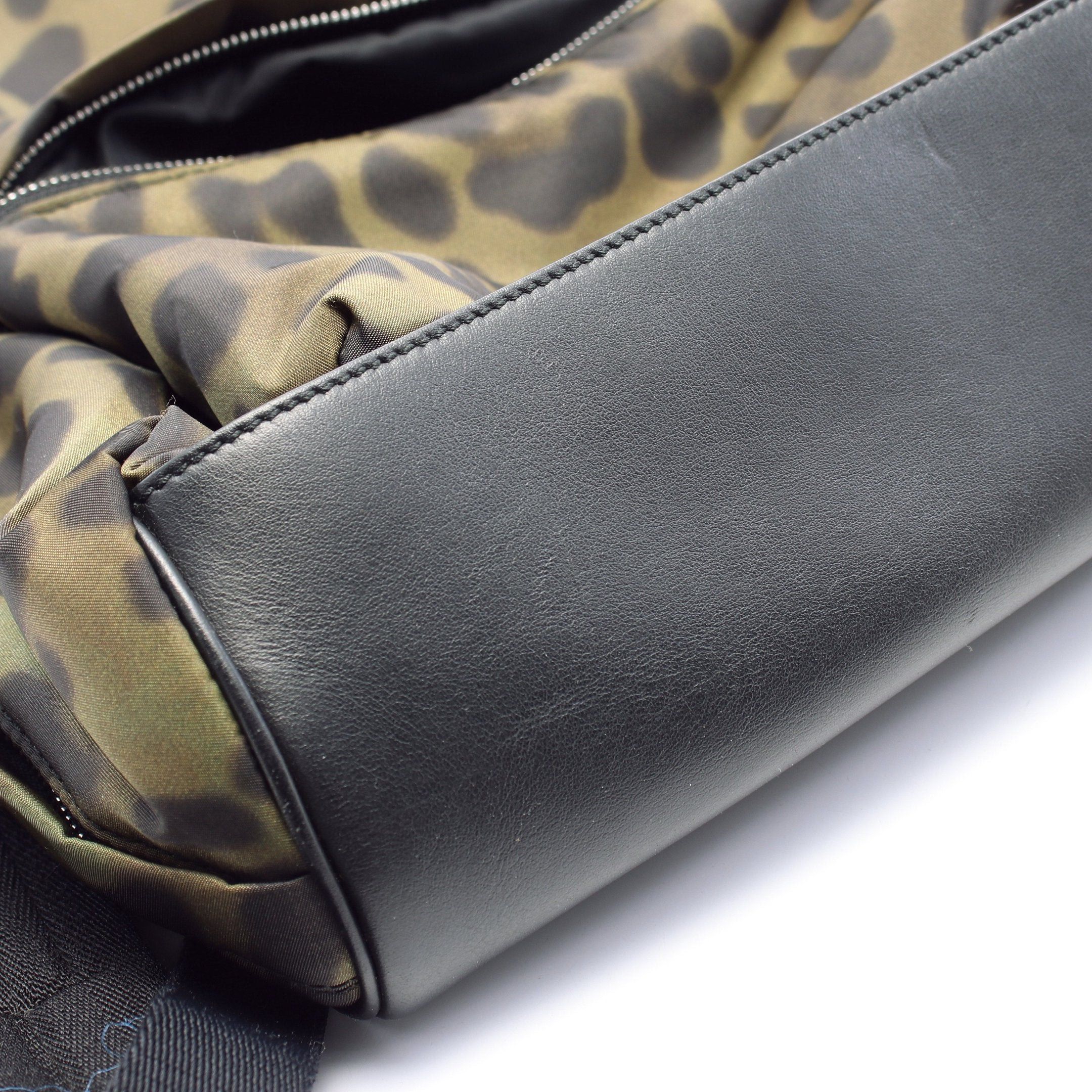 Burberry Burberry Backpack Rucksack Nylon Leather Khaki Green Multicolor Metal Logo Size ONE SIZE - 6 Thumbnail