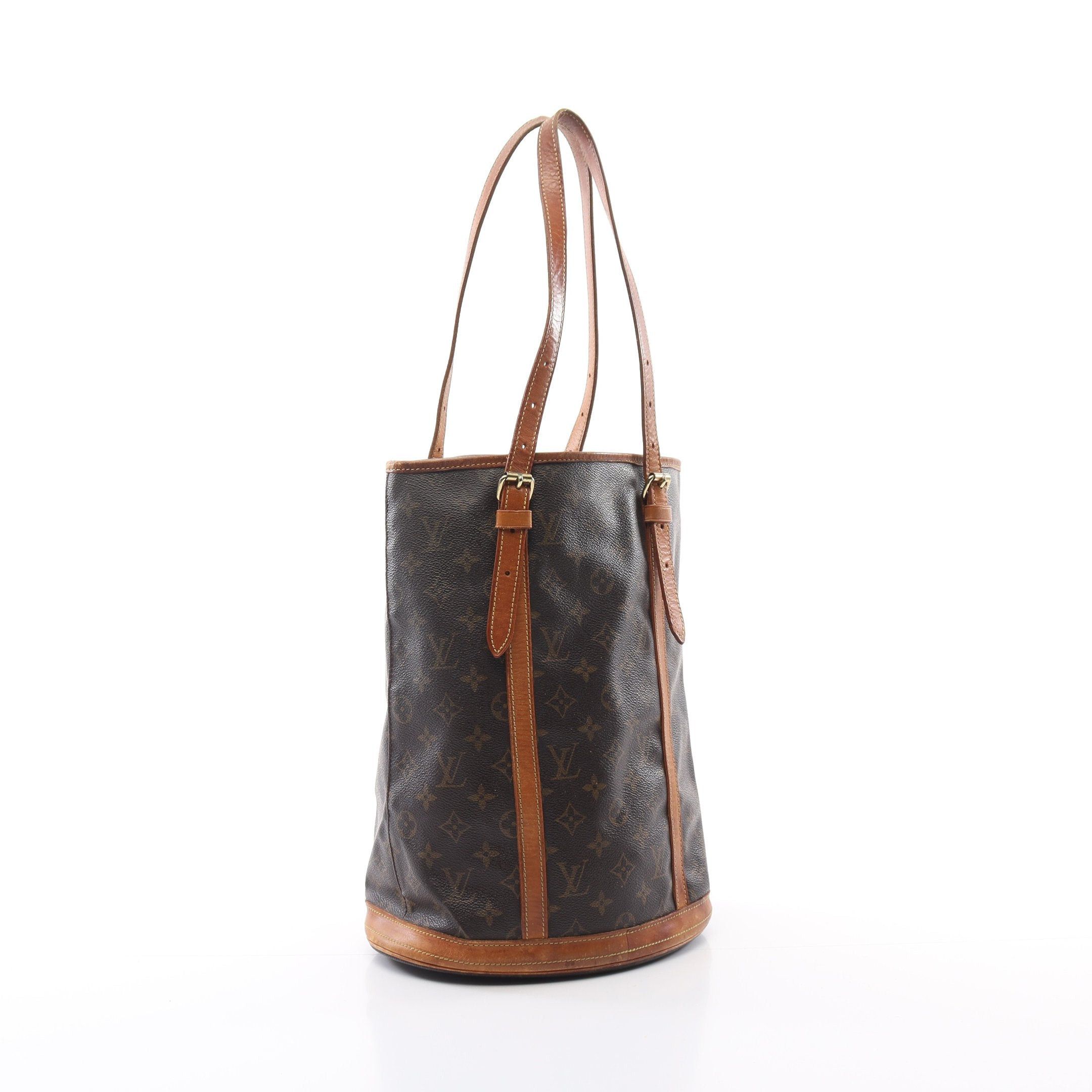 Louis Vuitton Louis Vuitton Bucket Gm Monogram Shoulder Bag Leather Brown Size ONE SIZE - 2 Thumbnail