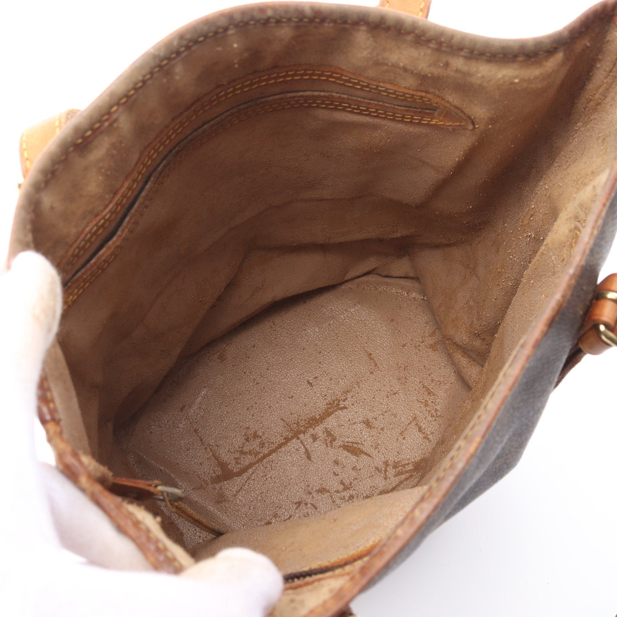 Louis Vuitton Louis Vuitton Bucket Gm Monogram Shoulder Bag Leather Brown Size ONE SIZE - 3 Thumbnail