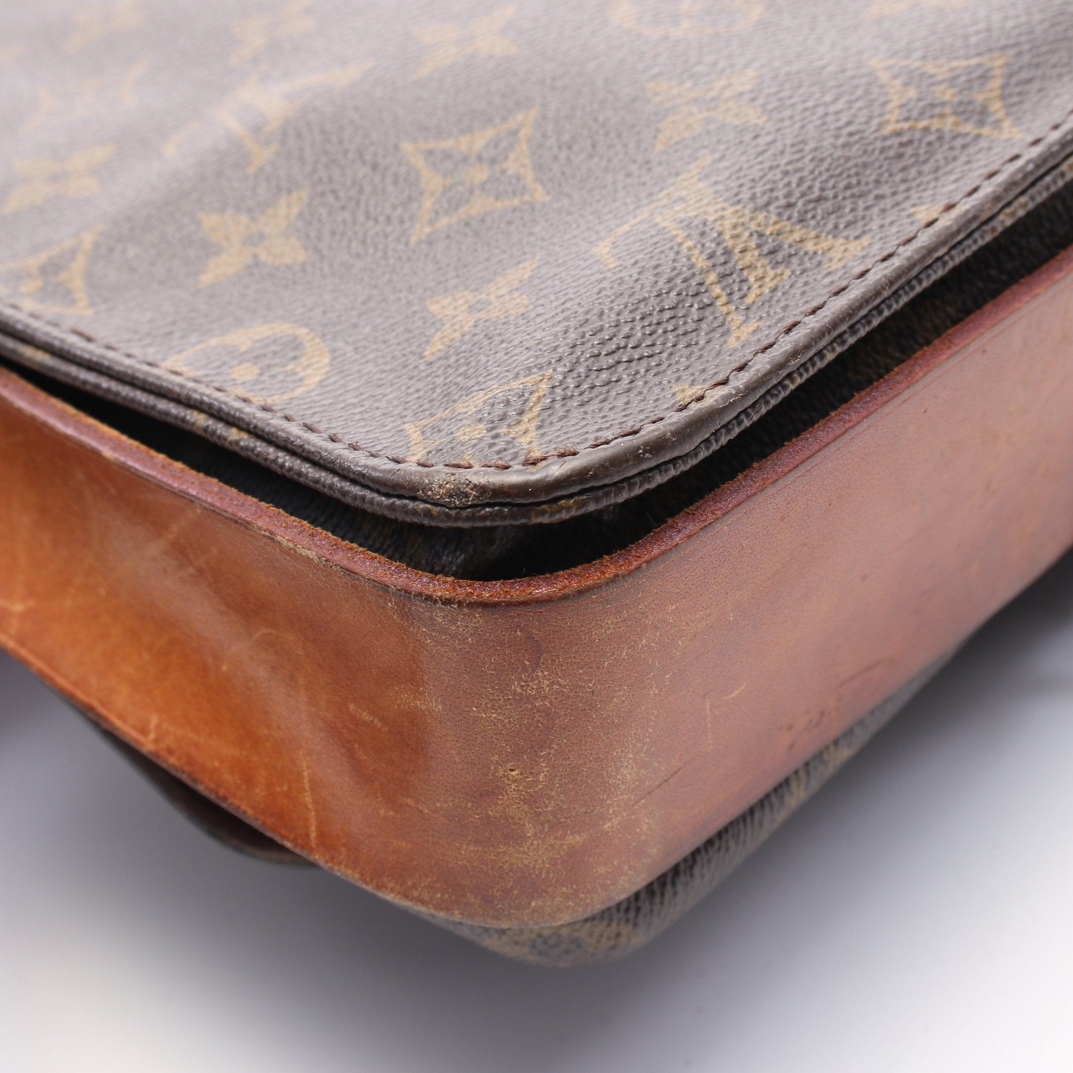 Louis Vuitton Louis Vuitton Cartesier Gm Monogram Shoulder Bag Leather Brown Size ONE SIZE - 11 Thumbnail