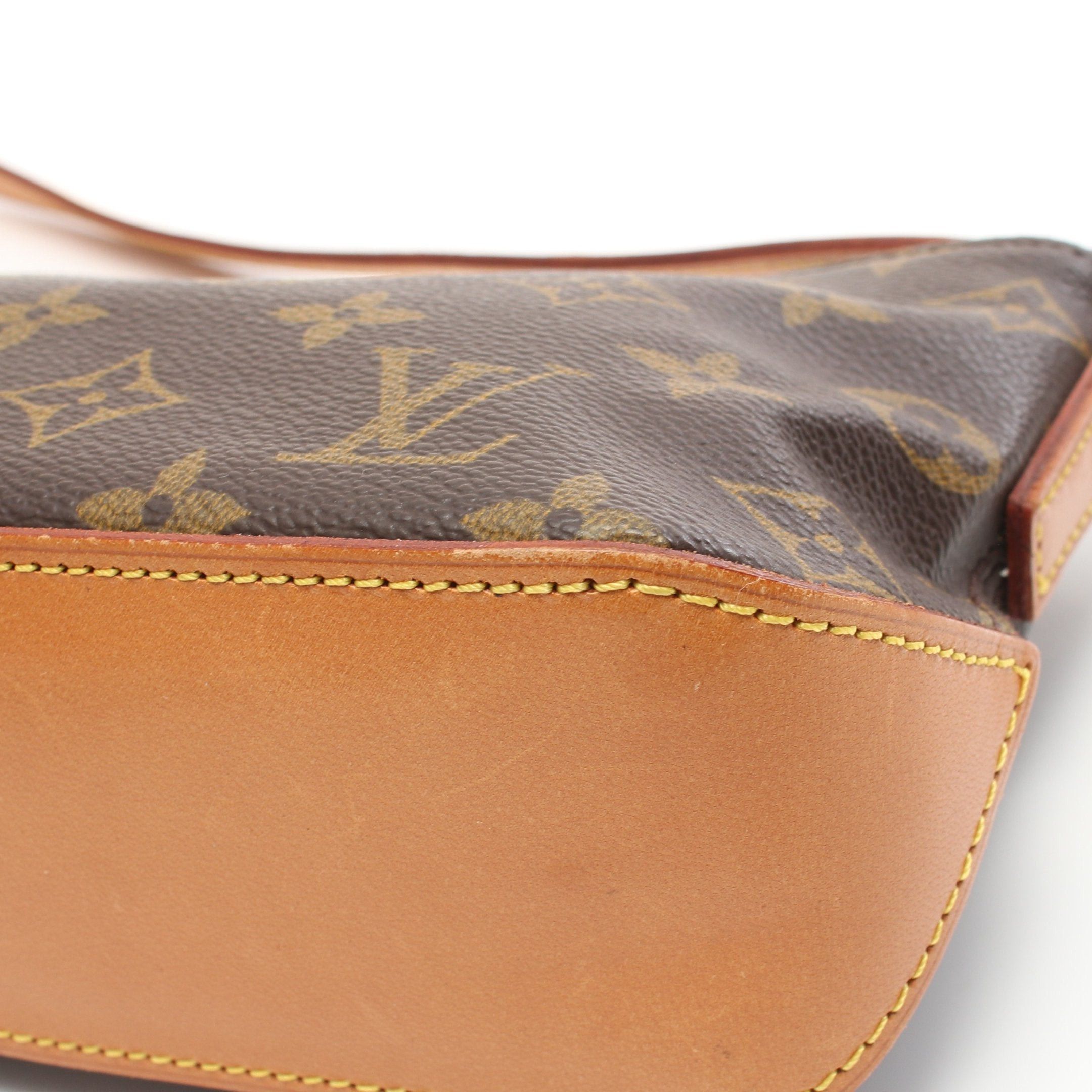 Louis Vuitton Louis Vuitton Trotteur Monogram Shoulder Bag Leather Brown Size ONE SIZE - 8 Thumbnail