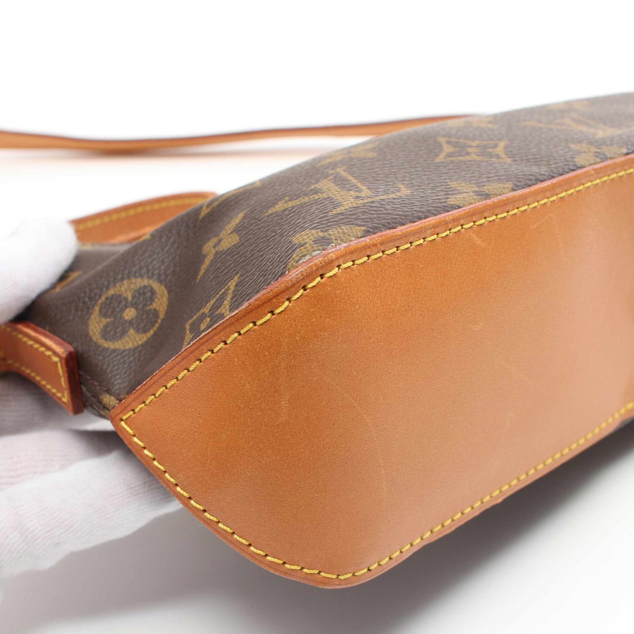 Louis Vuitton Louis Vuitton Trotteur Monogram Shoulder Bag Leather Brown Size ONE SIZE - 7 Thumbnail