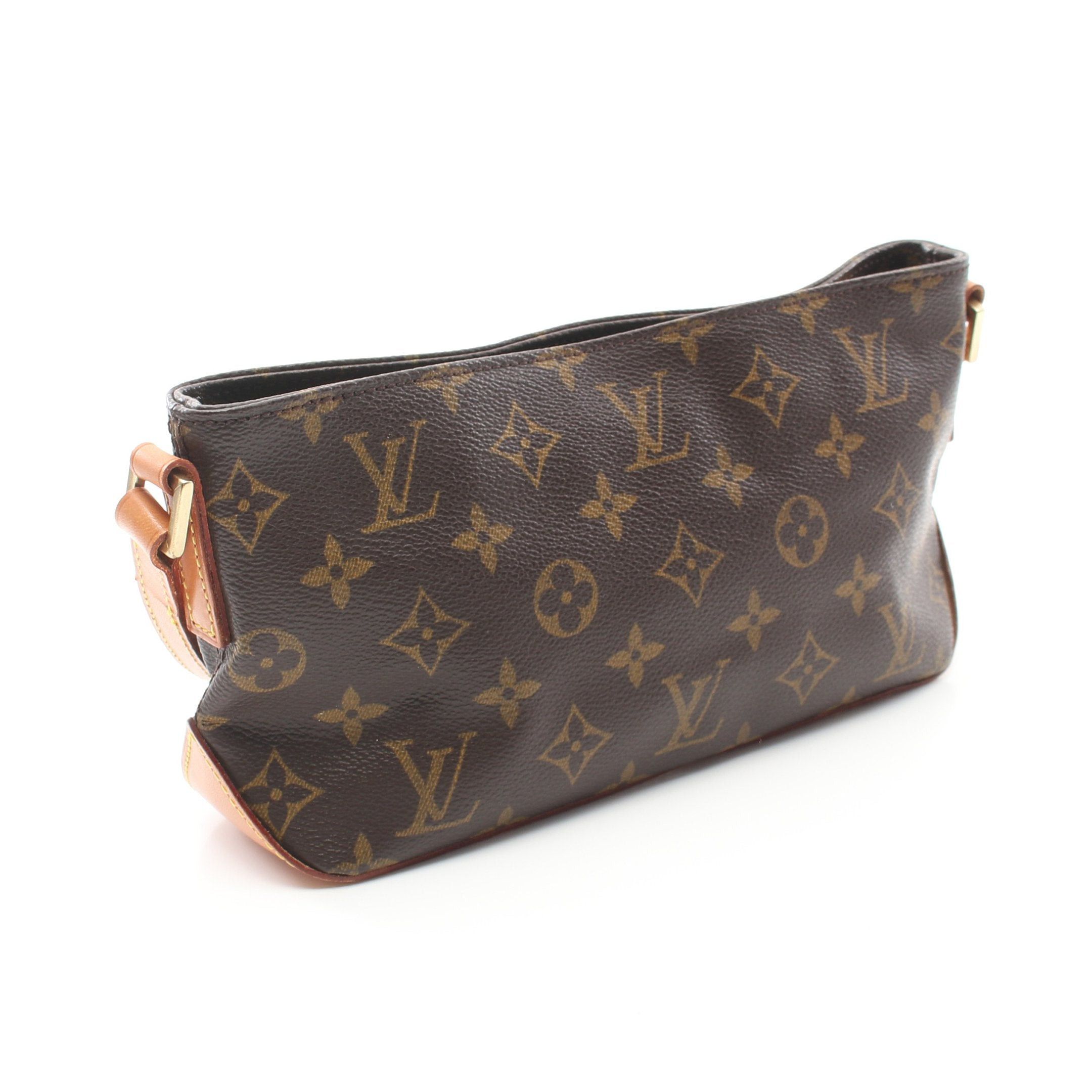 Louis Vuitton Louis Vuitton Trotteur Monogram Shoulder Bag Leather Brown Size ONE SIZE - 2 Thumbnail