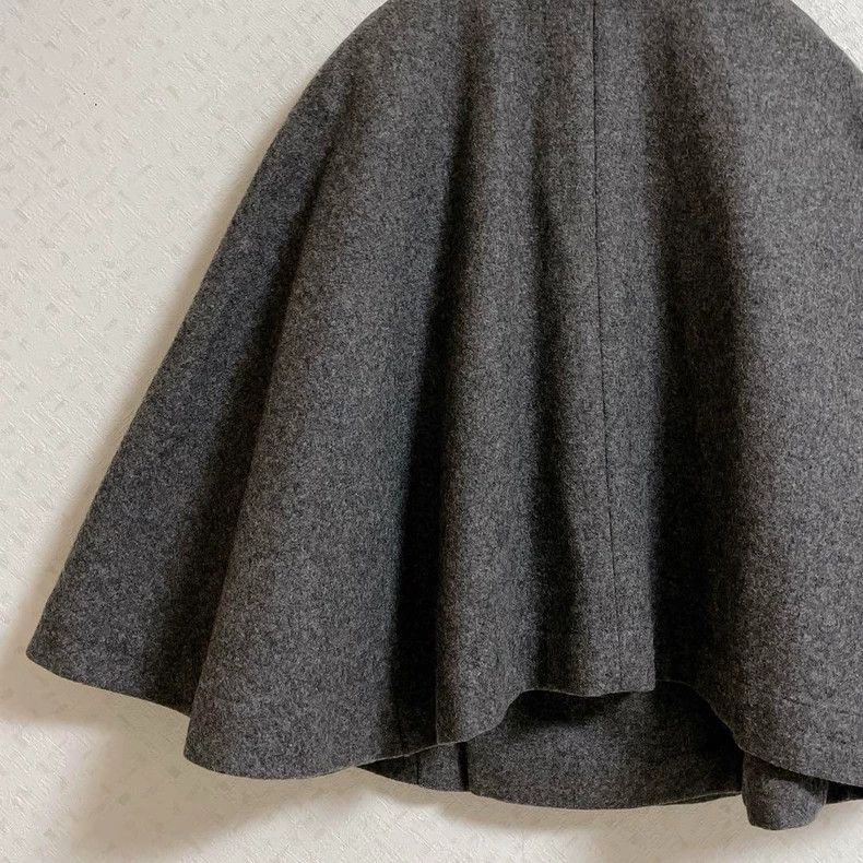 Comme des Garcons 1980s Wool Cape Coat by Comme des Garcons Size US M / EU 48-50 / 2 - 5 Thumbnail