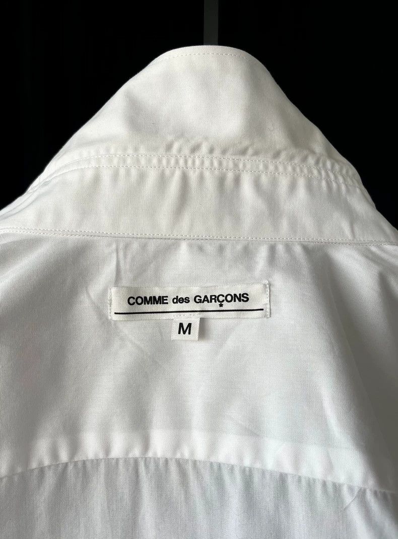 Comme des Garcons CDG Button Decorative Logo White Shirt Size US M / EU 48-50 / 2 - 4 Thumbnail