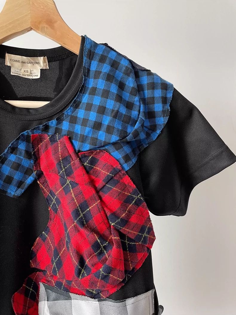 Comme des Garcons Comme des Garcons Patchwork Short Sleeve T-Shirt Size US XS / EU 42 / 0 - 3 Thumbnail