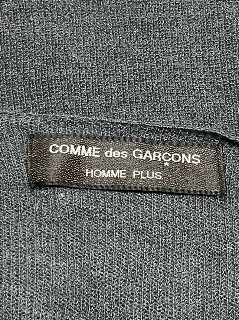 Comme des Garcons Rare Peacock Blue V-Neck Wool Knitwear Size US M / EU 48-50 / 2 - 2 Thumbnail