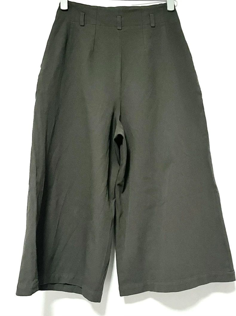 Comme des Garcons Comme des Garcons Green Wide-Leg Pants Size US 26 / EU 42 - 3 Thumbnail