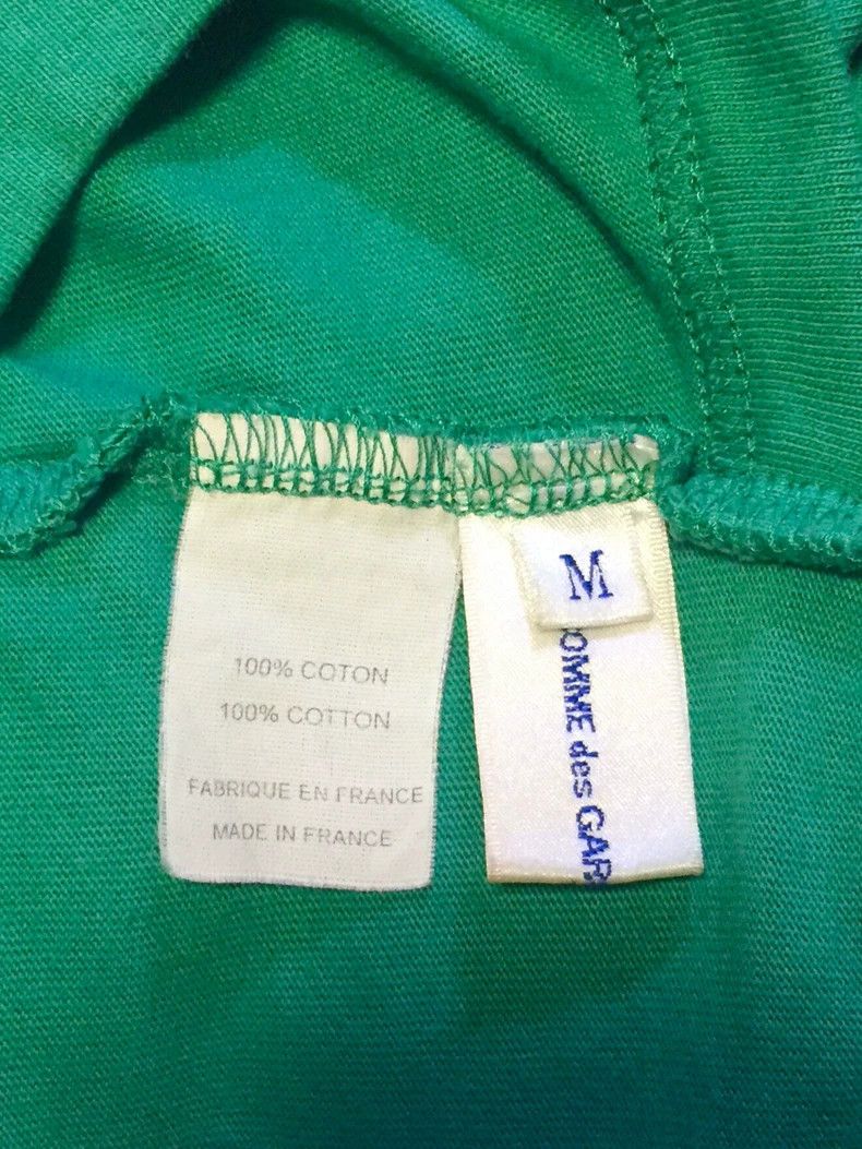 Comme des Garcons Comme des Garcons Green Long Sleeve T-Shirt Size US M / EU 48-50 / 2 - 2 Thumbnail