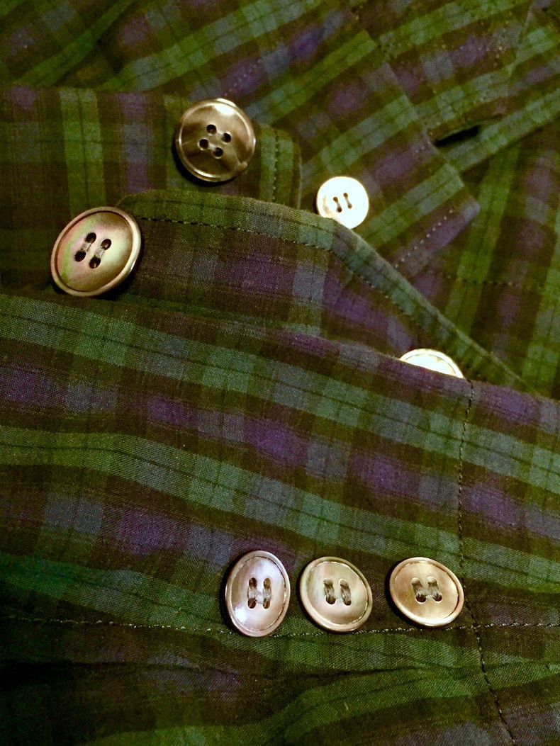 Comme des Garcons Comme des Garçons Blue Green Blazer Size US XS / EU 42 / 0 - 6 Thumbnail