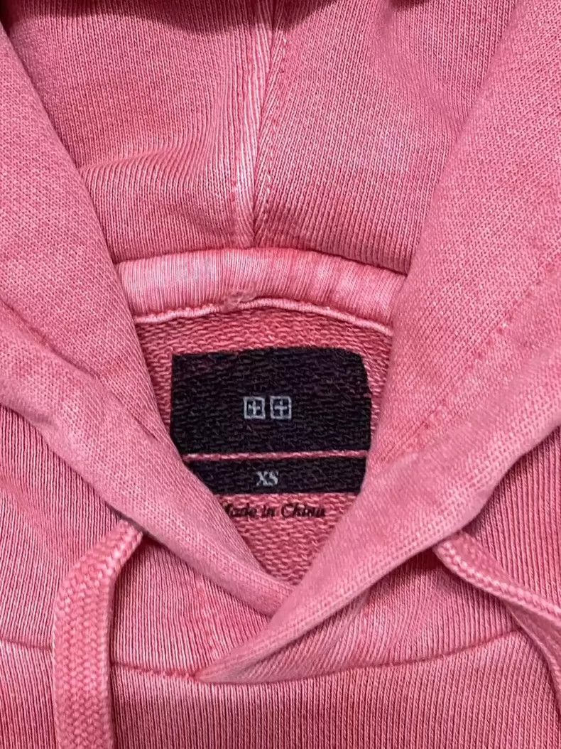 Ksubi Ksubi Pink Cotton Hoodie Sweatshirt - XS Size US XS / EU 42 / 0 - 4 Thumbnail