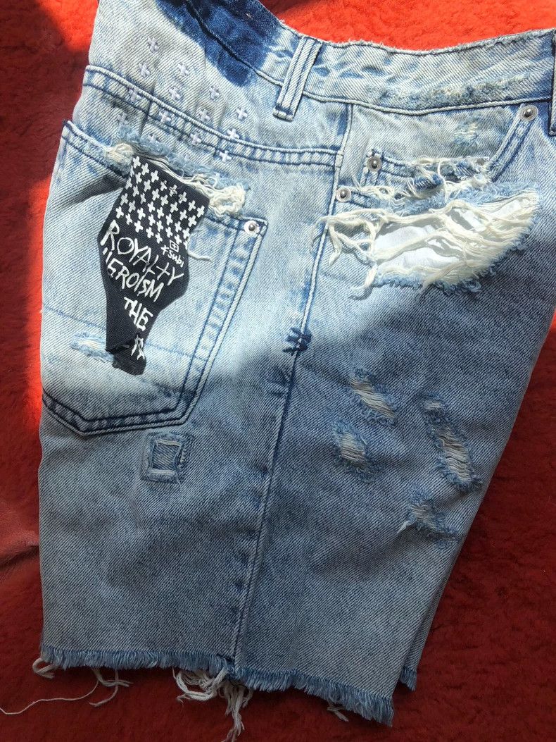 Ksubi Ksubi Industrial Ripped Men's Swim Shorts Size US 34 / EU 50 - 7 Thumbnail