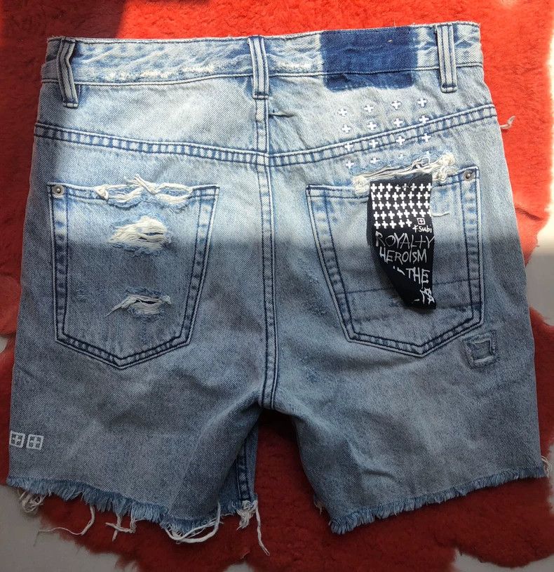 Ksubi Ksubi Industrial Ripped Men's Swim Shorts Size US 34 / EU 50 - 6 Thumbnail