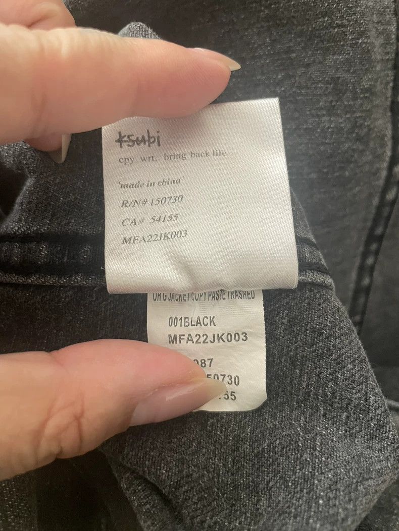 Ksubi KSUBI Black Gray Denim Jacket Size US XL / EU 56 / 4 - 7 Thumbnail