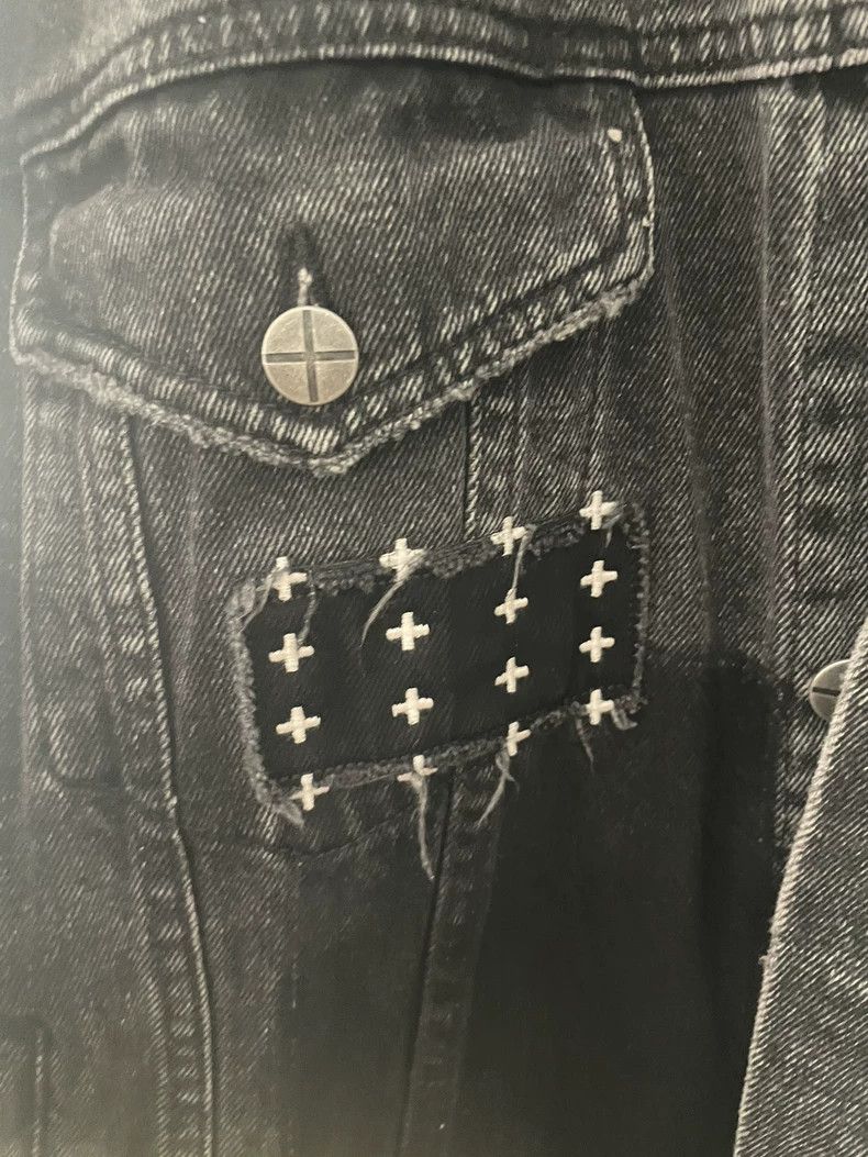 Ksubi KSUBI Black Gray Denim Jacket Size US XL / EU 56 / 4 - 3 Thumbnail