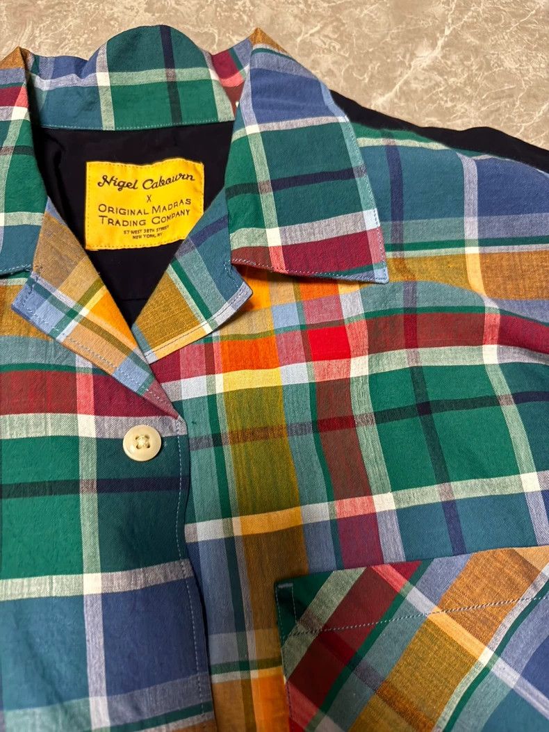 Nigel Cabourn Nigel Cabourn Silk Patchwork Shirt Size US M / EU 48-50 / 2 - 2 Thumbnail